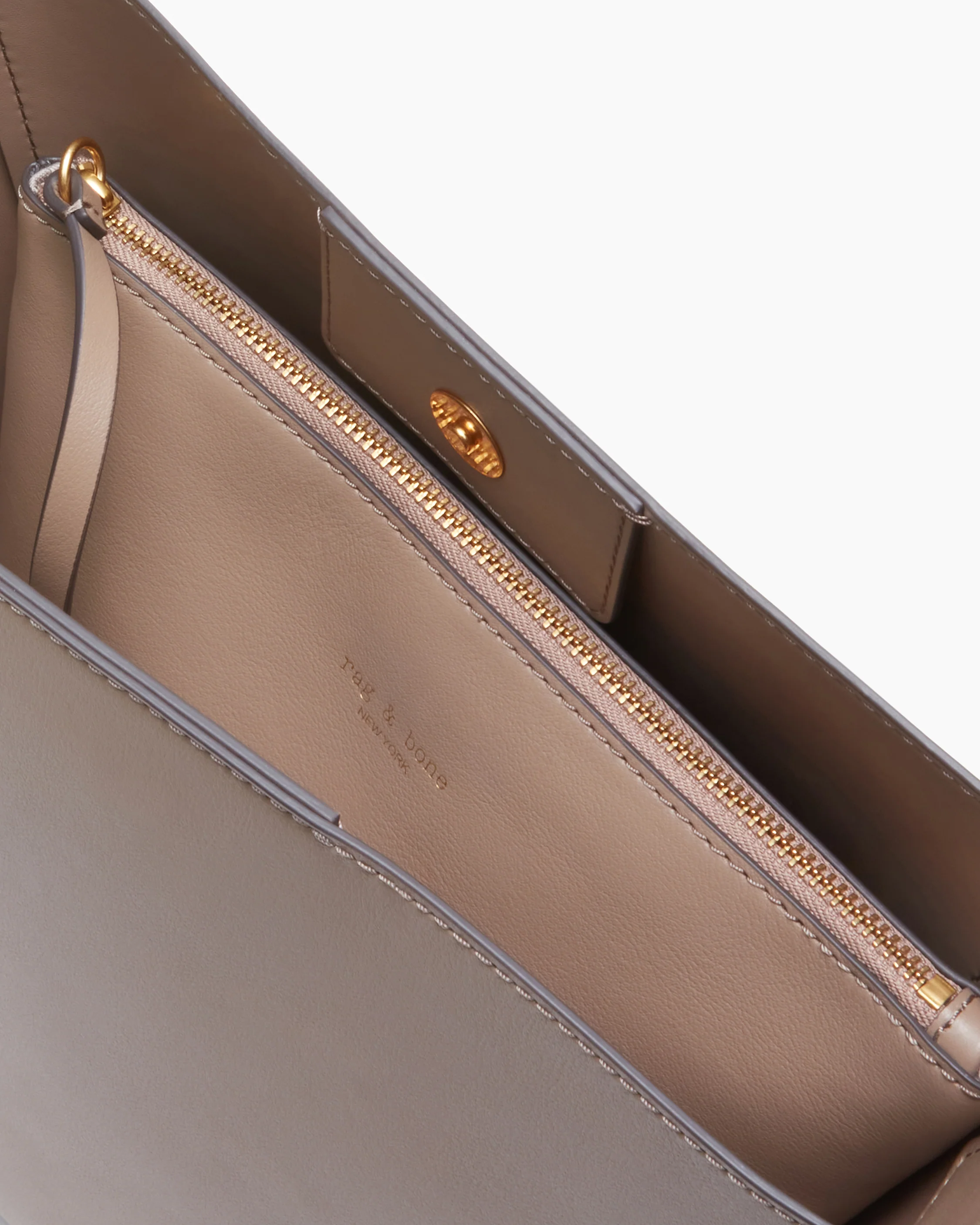 Parker Leather Bucket Bag - Image 8