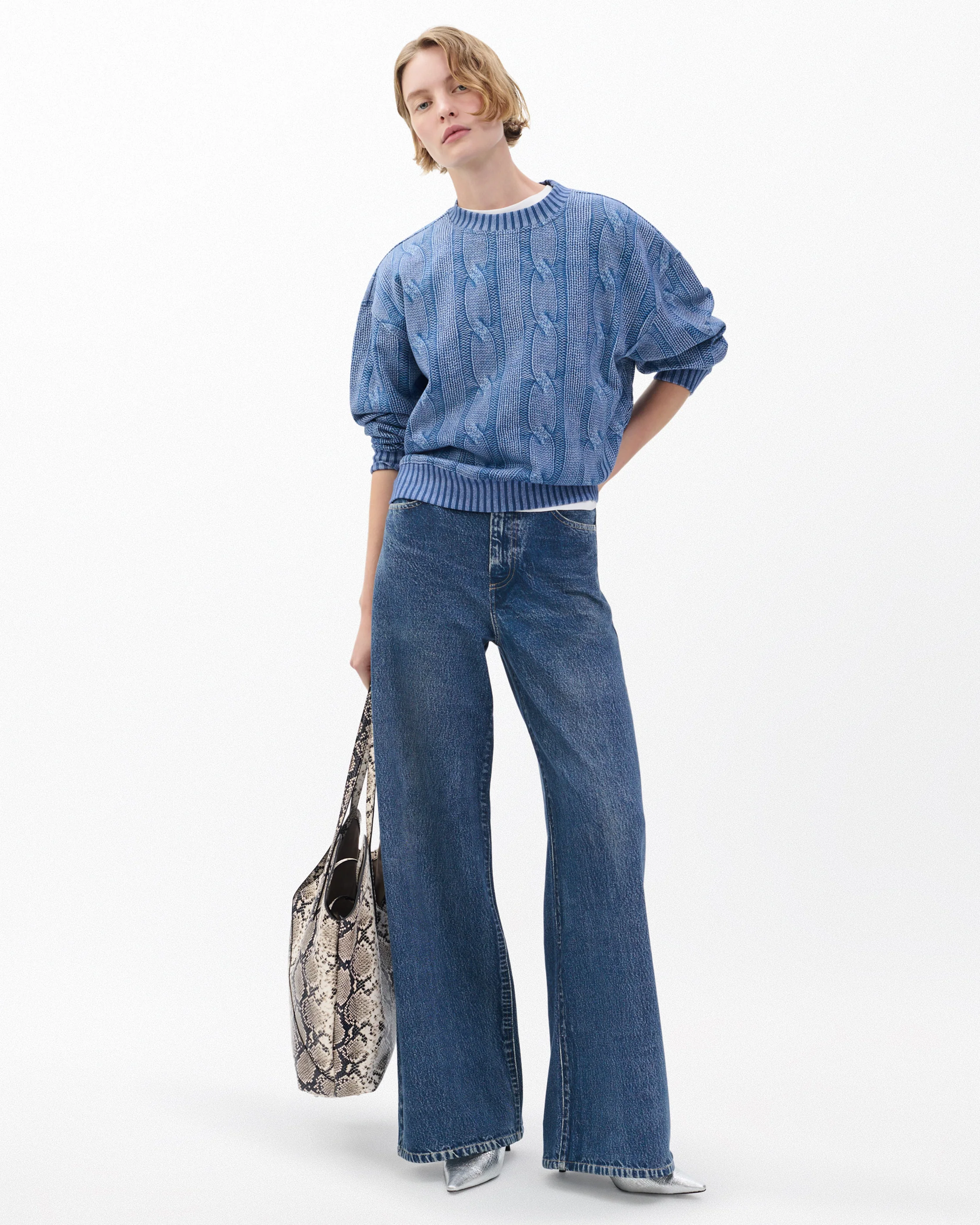 rb Miramar Cable-Effect Sweatshirt - Image 3
