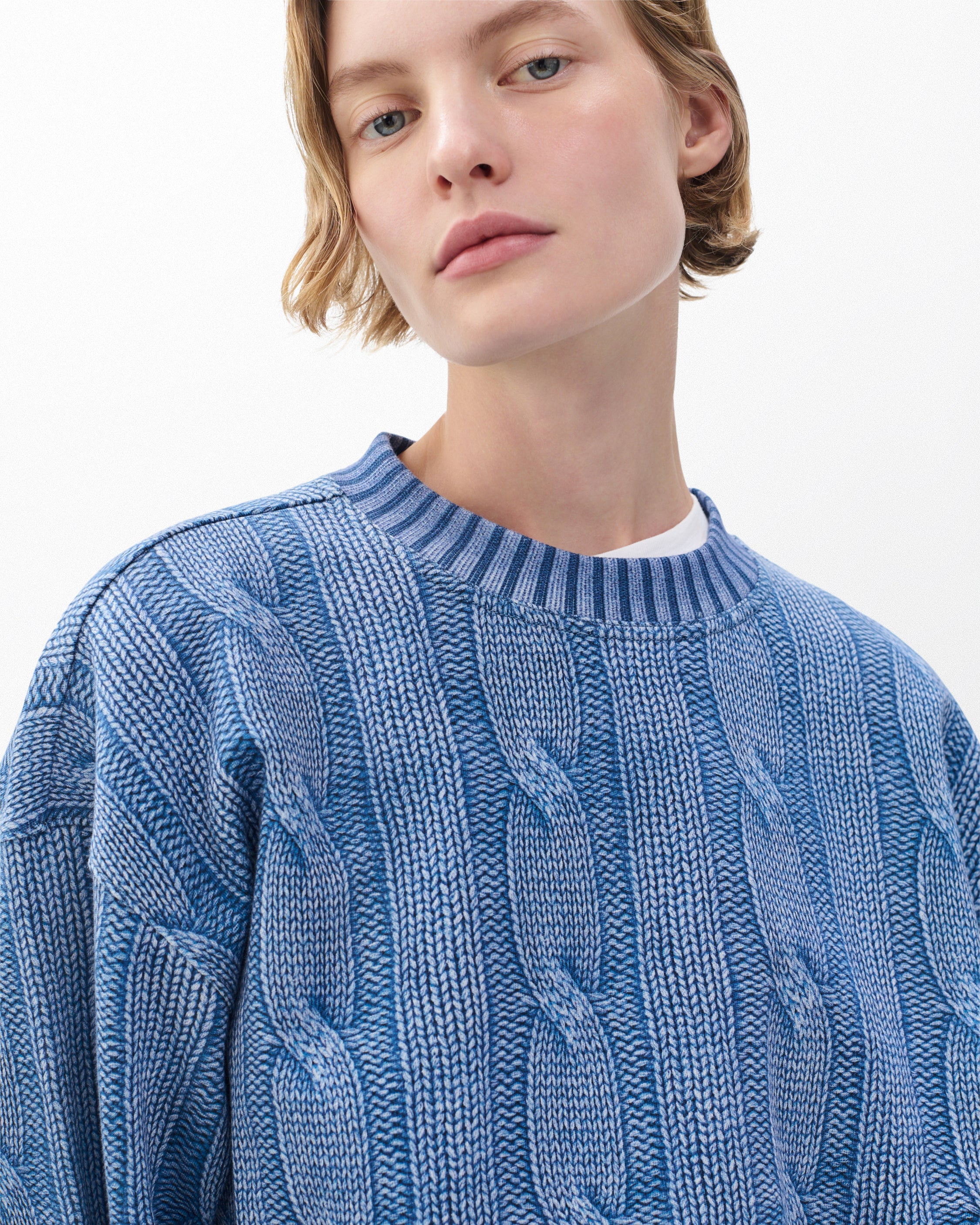 rb Miramar Cable-Effect Sweatshirt - Image 4