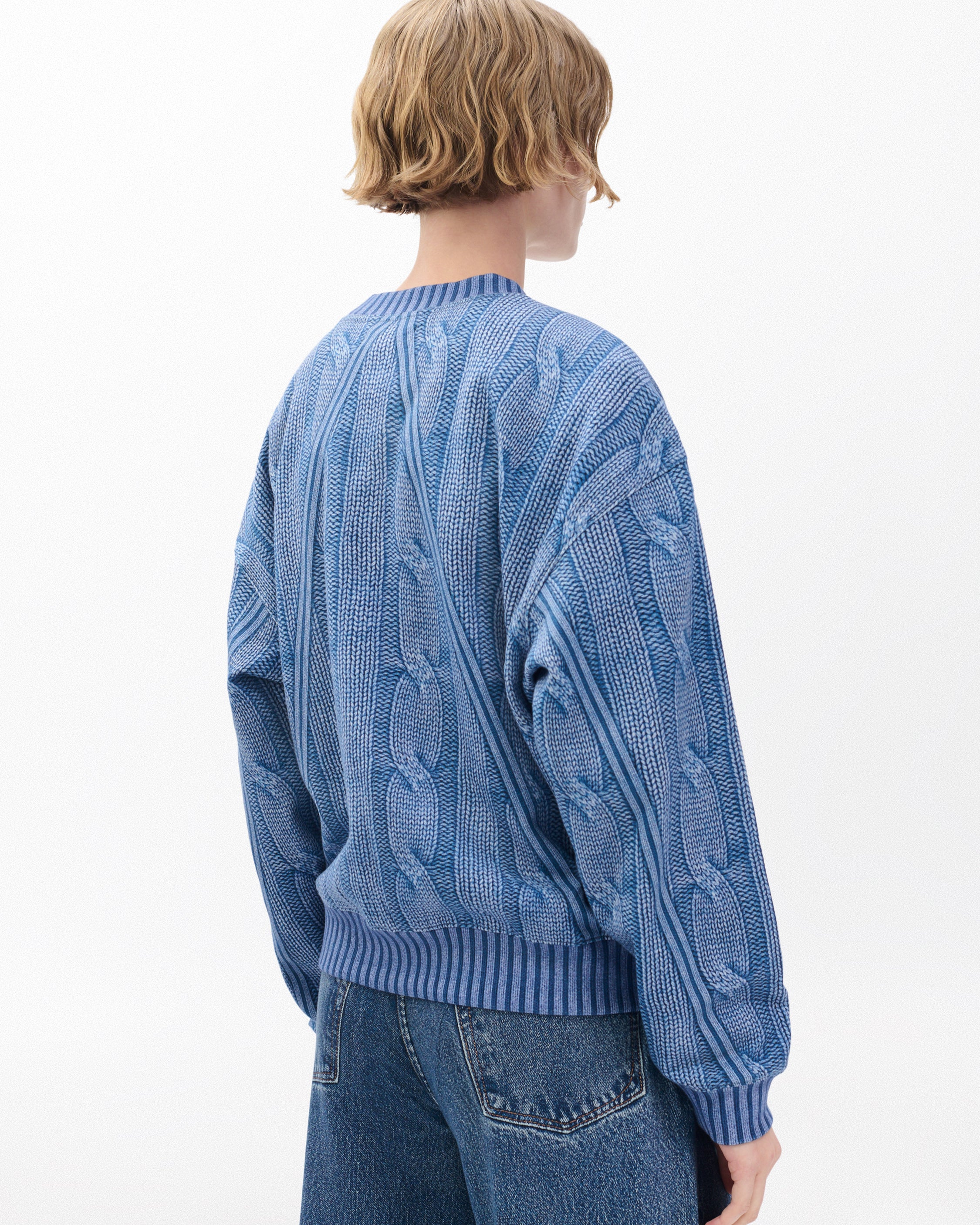 rb Miramar Cable-Effect Sweatshirt - Image 5