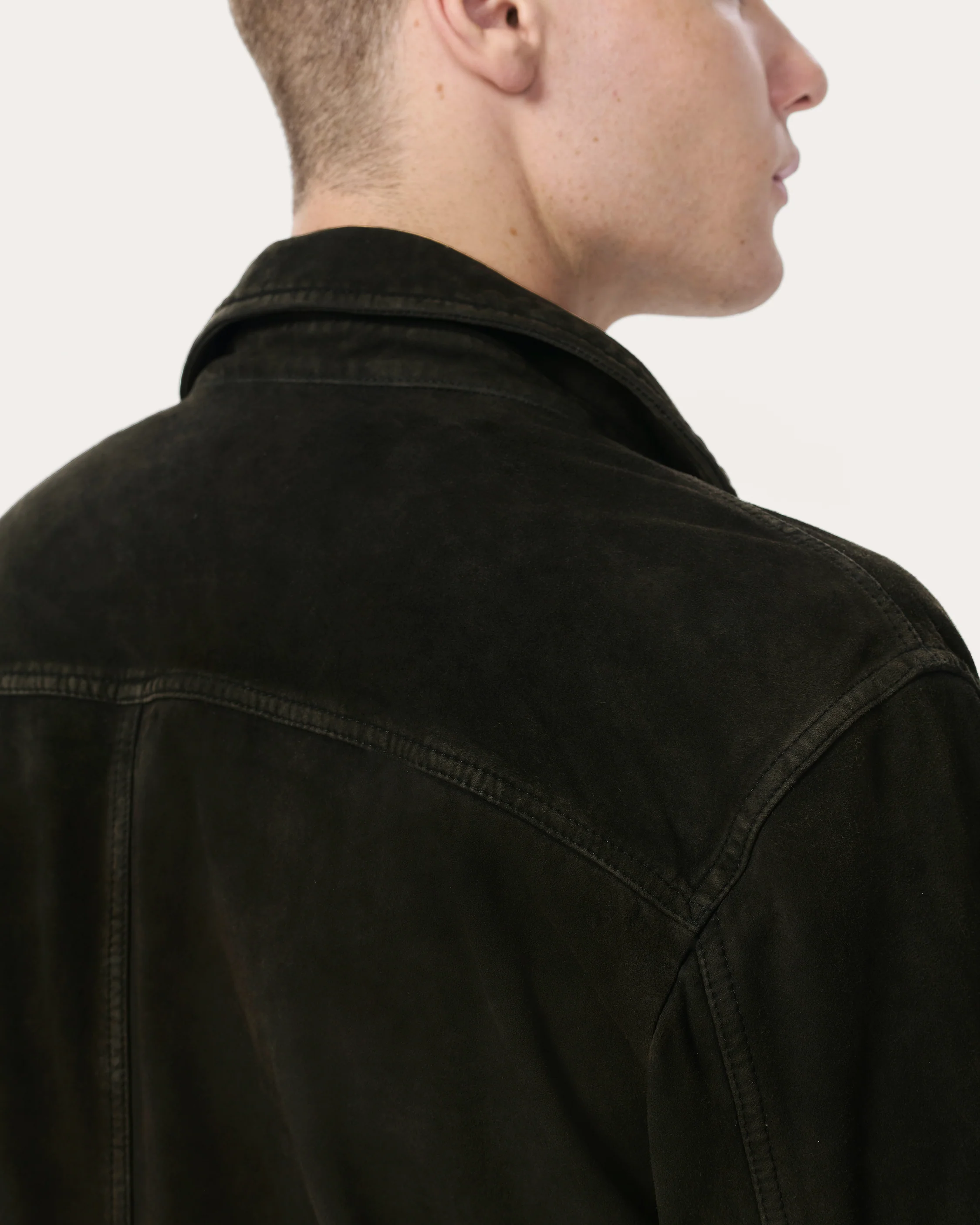 rb Suede Trucker - Image 5