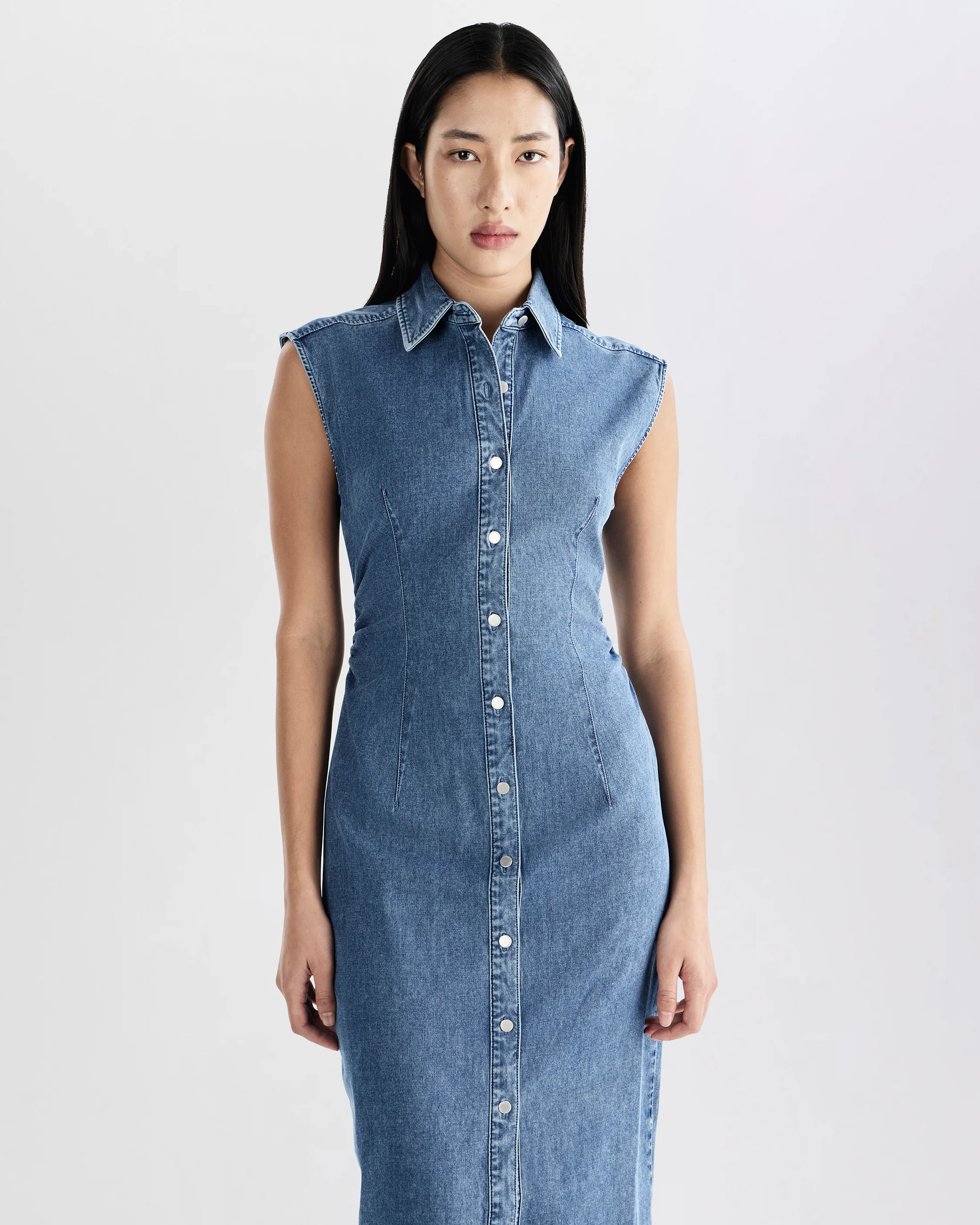 rbAIRFLEX Leah Denim Midi Dress - Image 3