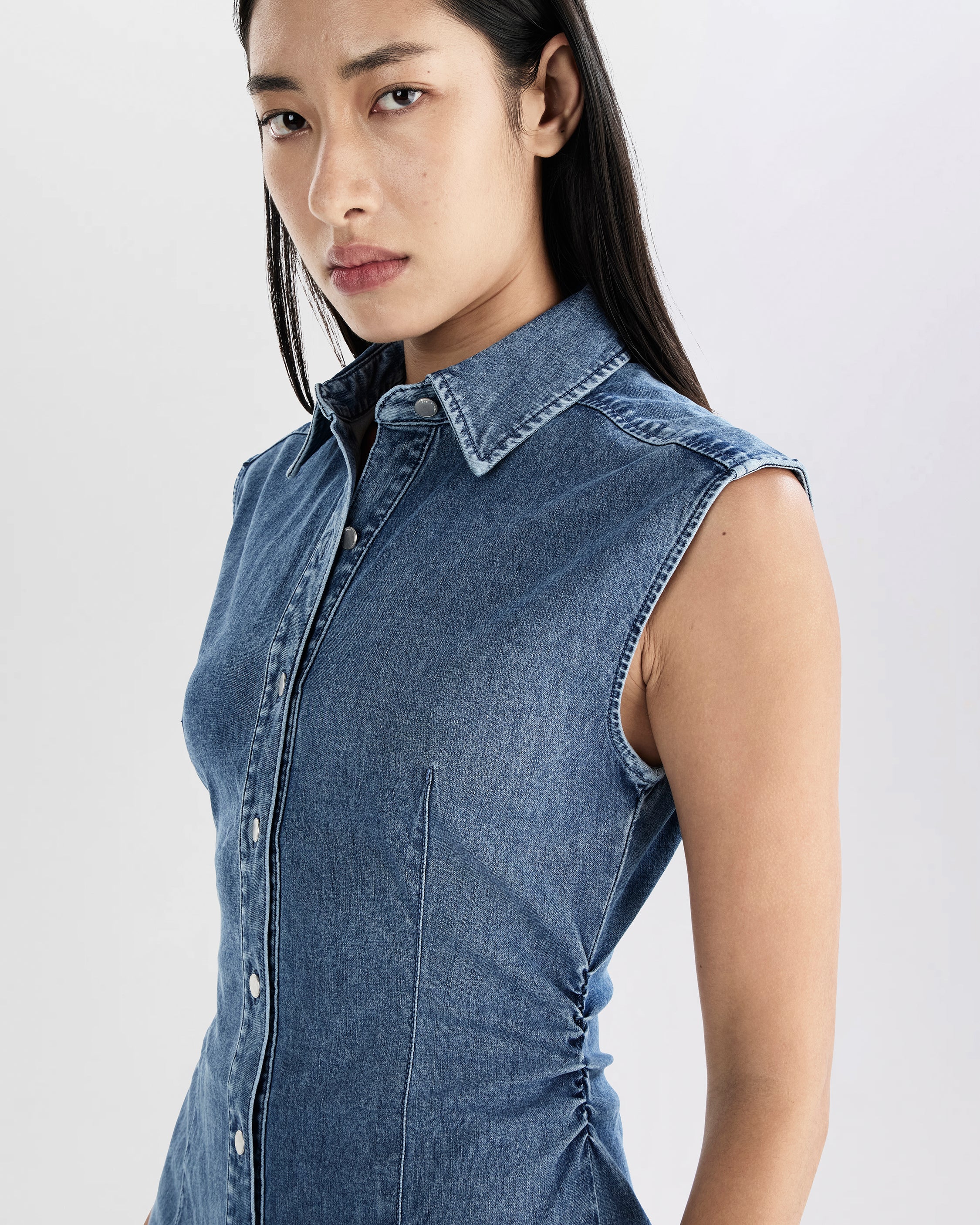 rbAIRFLEX Leah Denim Midi Dress - Image 5