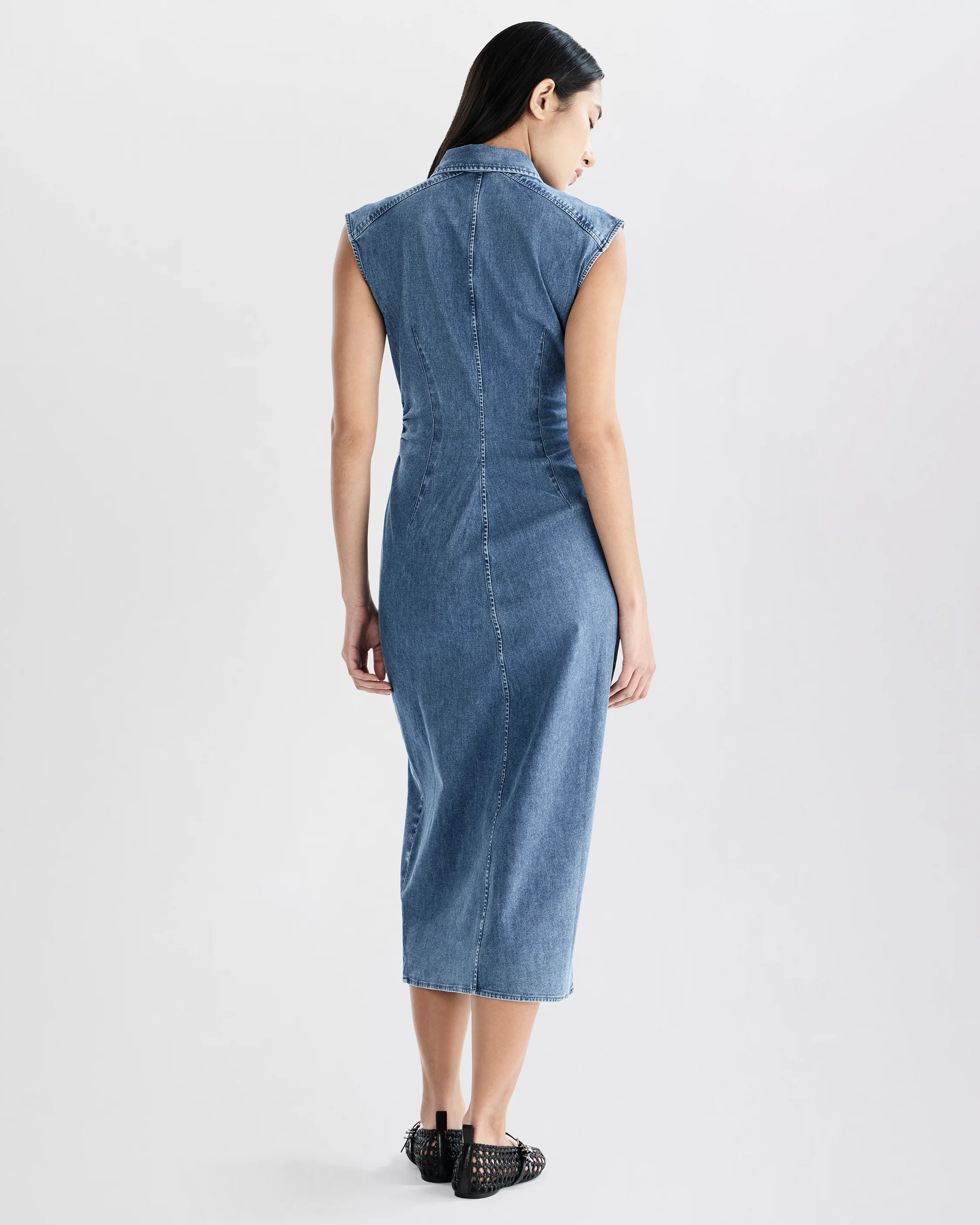 rbAIRFLEX Leah Denim Midi Dress - Image 6
