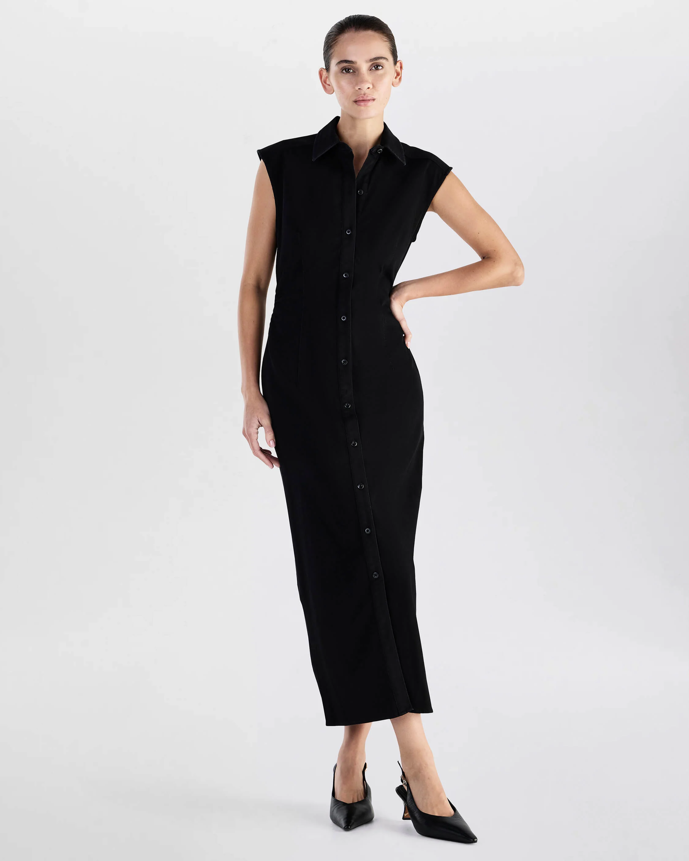 rbAIRFLEX Leah Denim Midi Dress