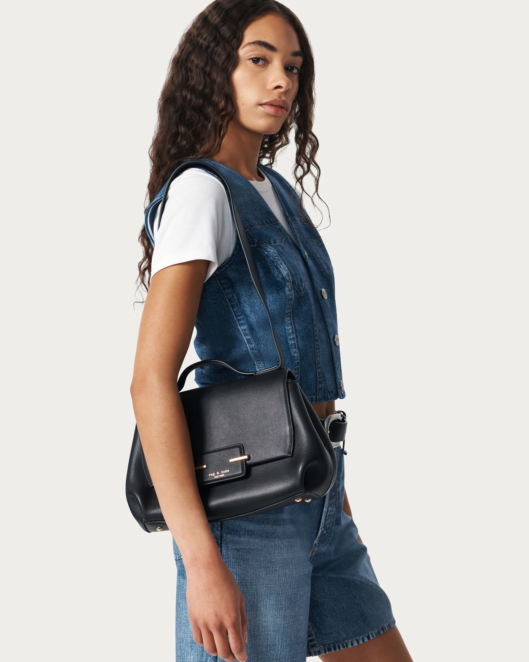 Realm Leather Top Handle Bag - Image 2