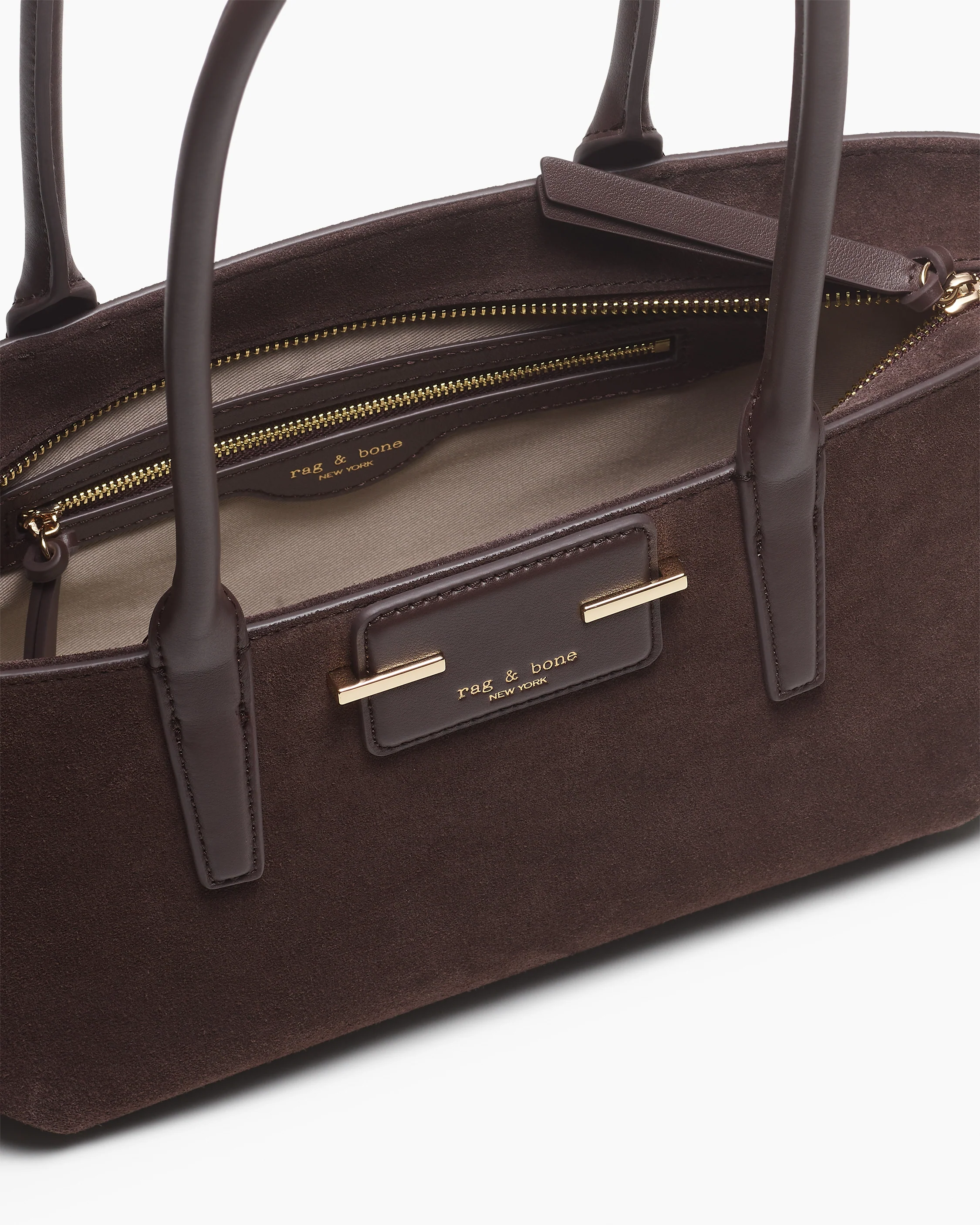 Realm Suede Satchel - Image 5