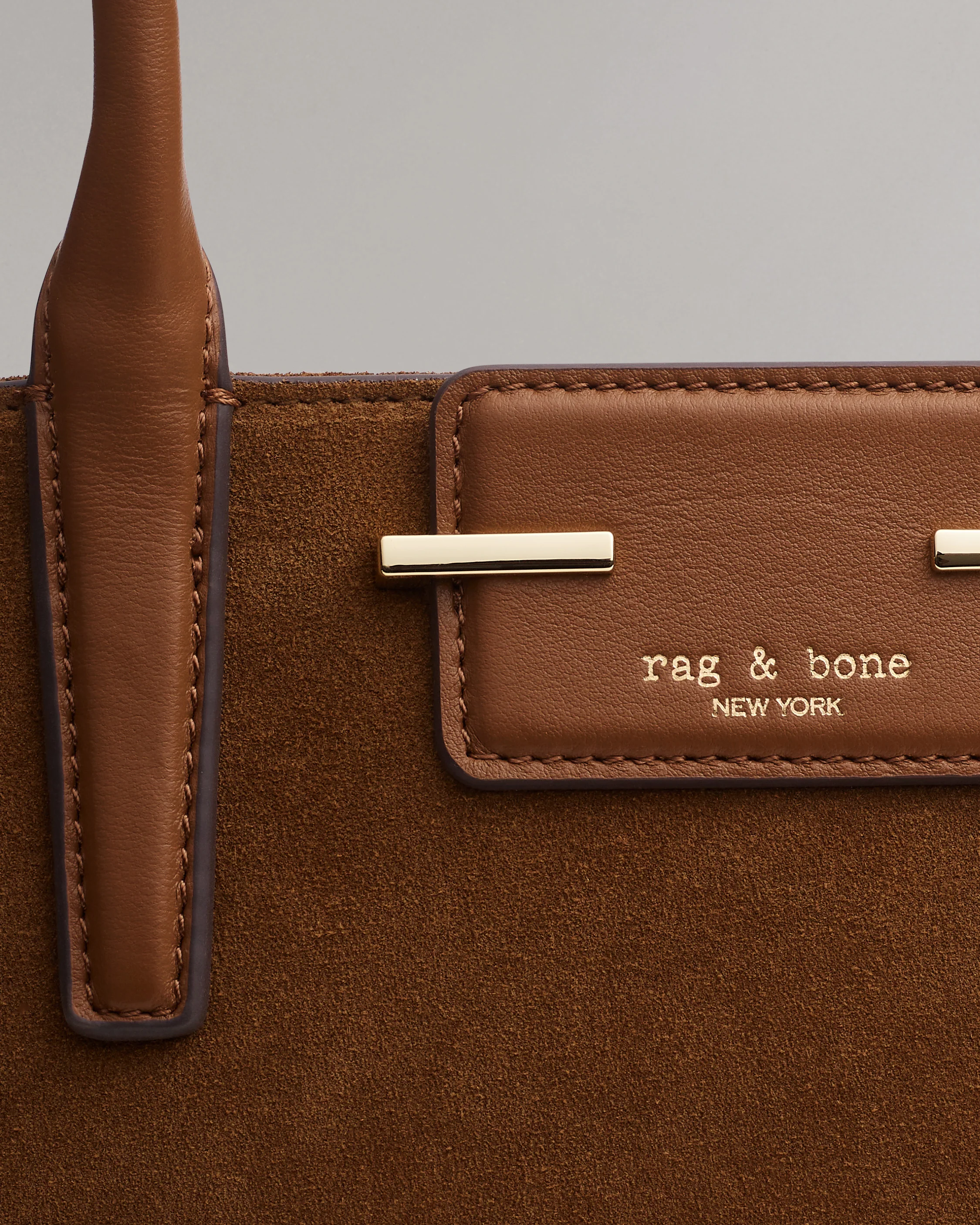 Realm Suede Satchel - Image 6