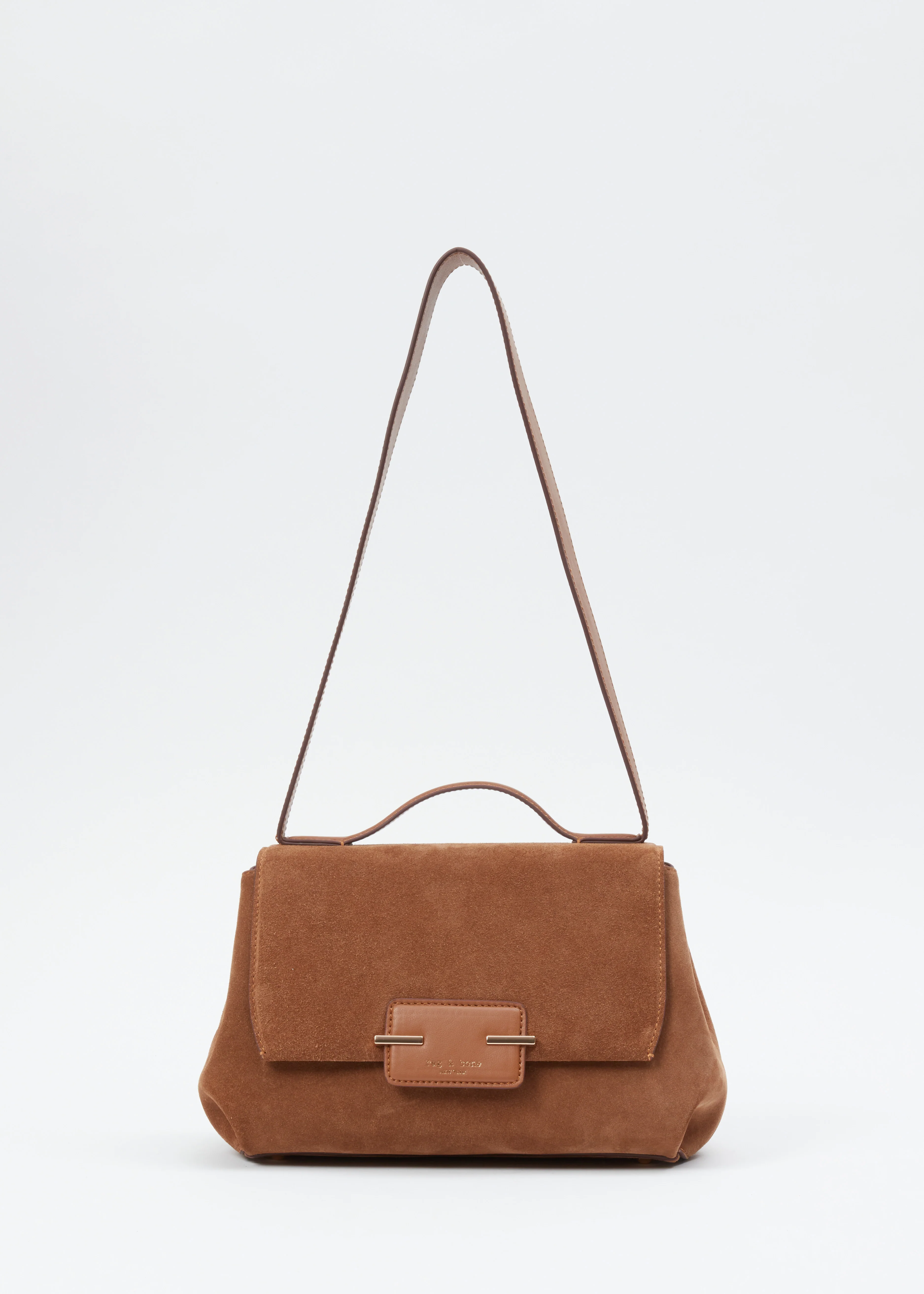 Realm Suede Top Handle Bag