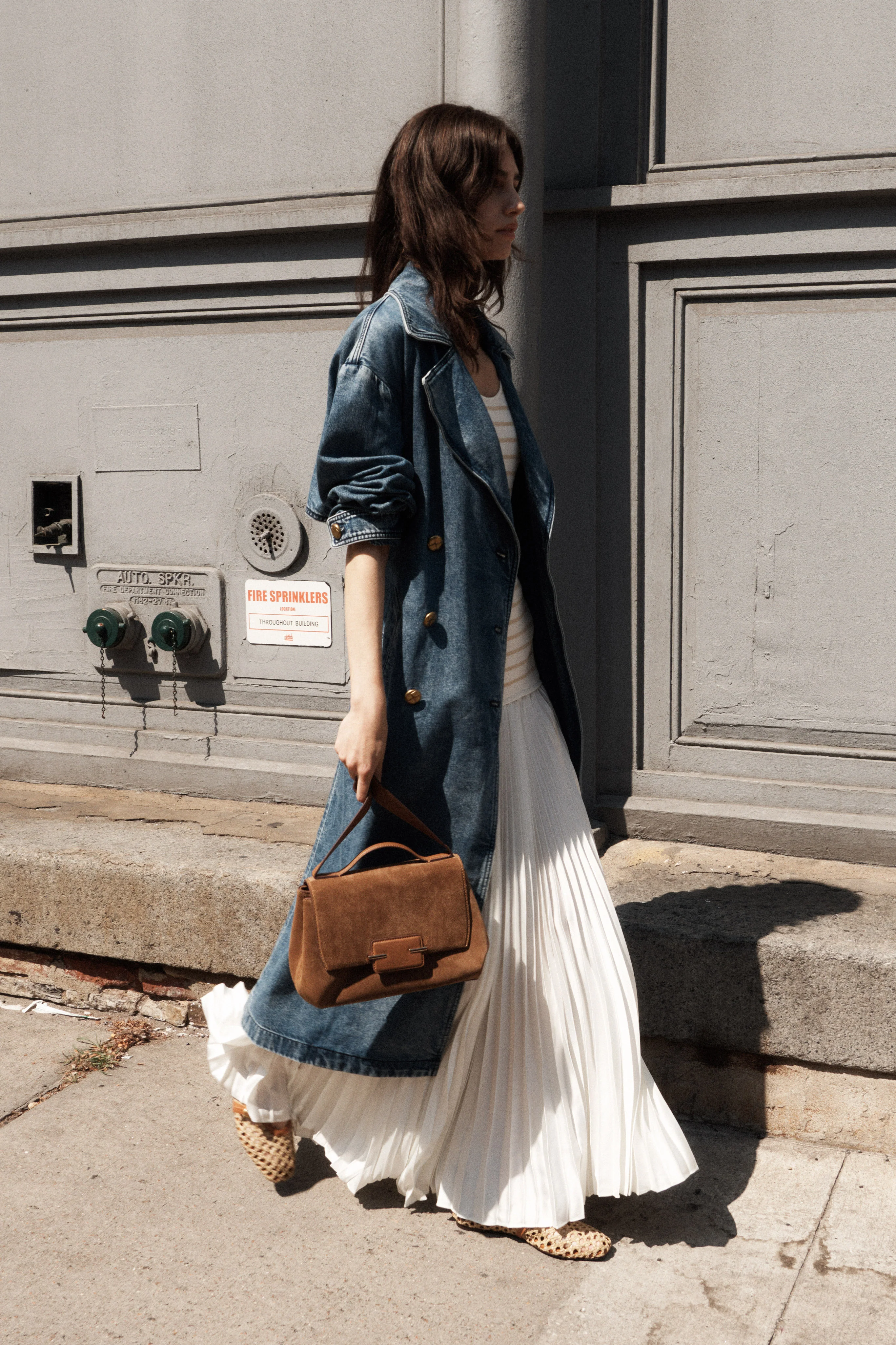 Realm Suede Top Handle Bag - Image 7