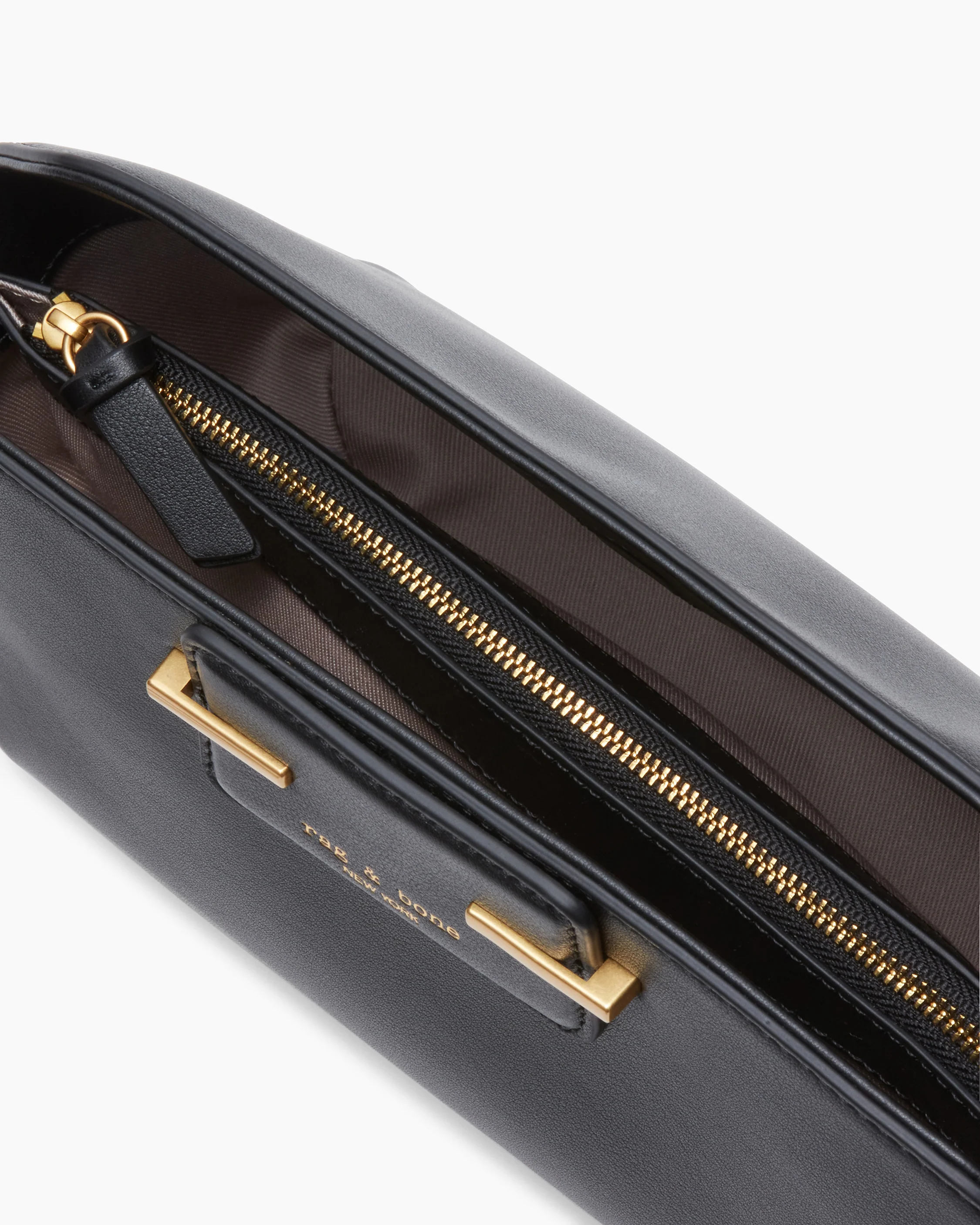 Realm Top Zip Leather Crossbody Bag - Image 5