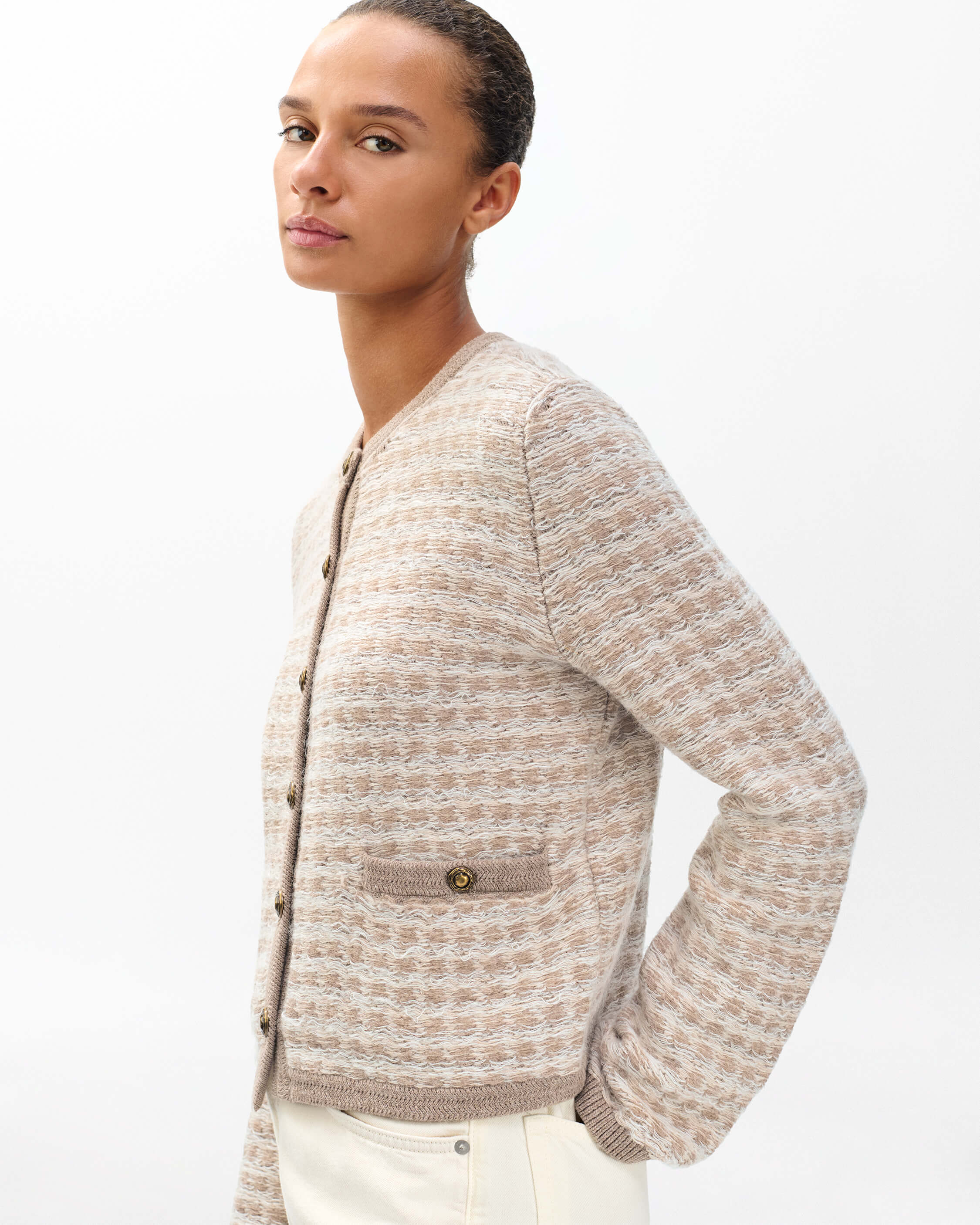 Robyn Tweed Cardigan - Image 4