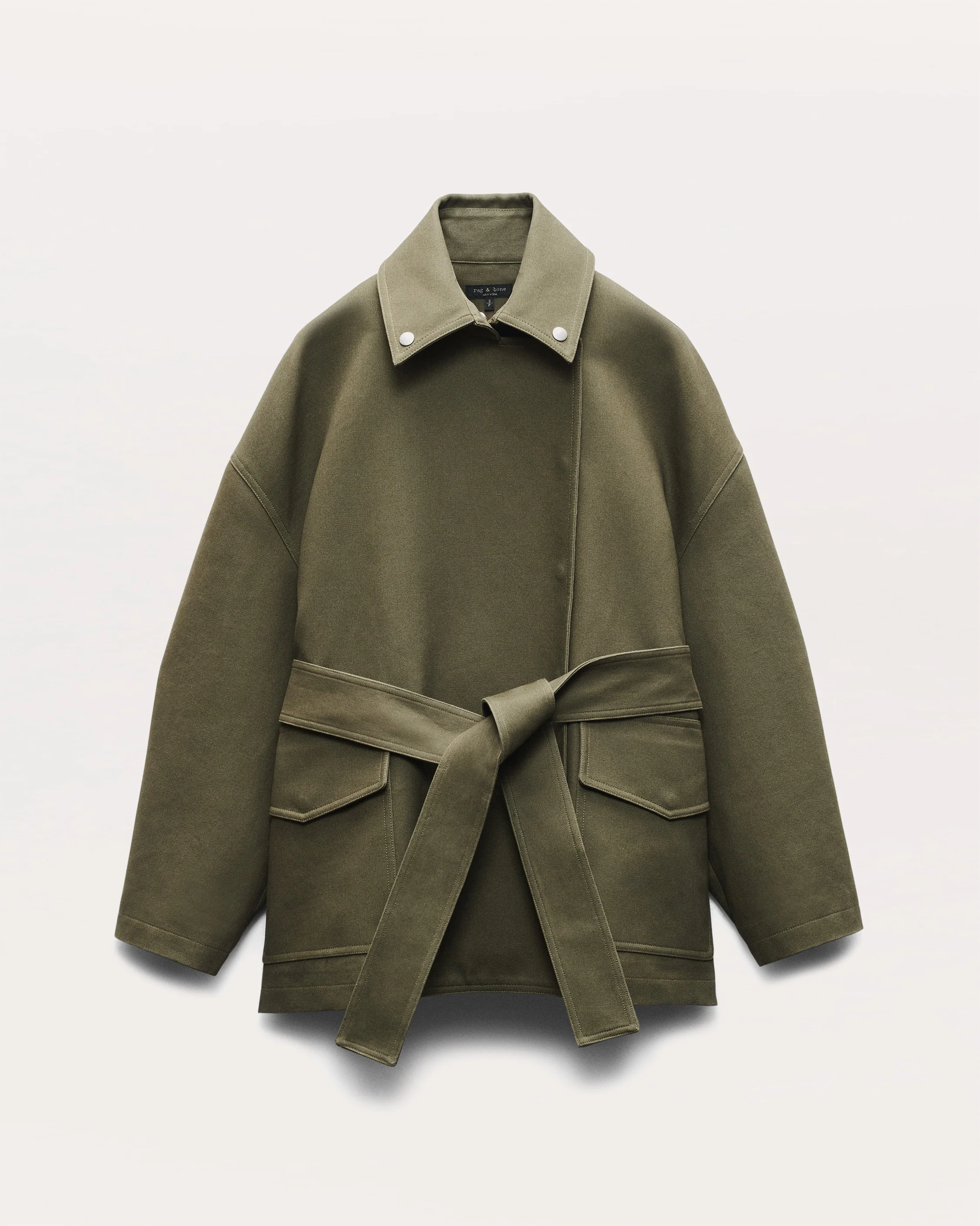 Rue Belted Cotton Twill Jacket - Image 2