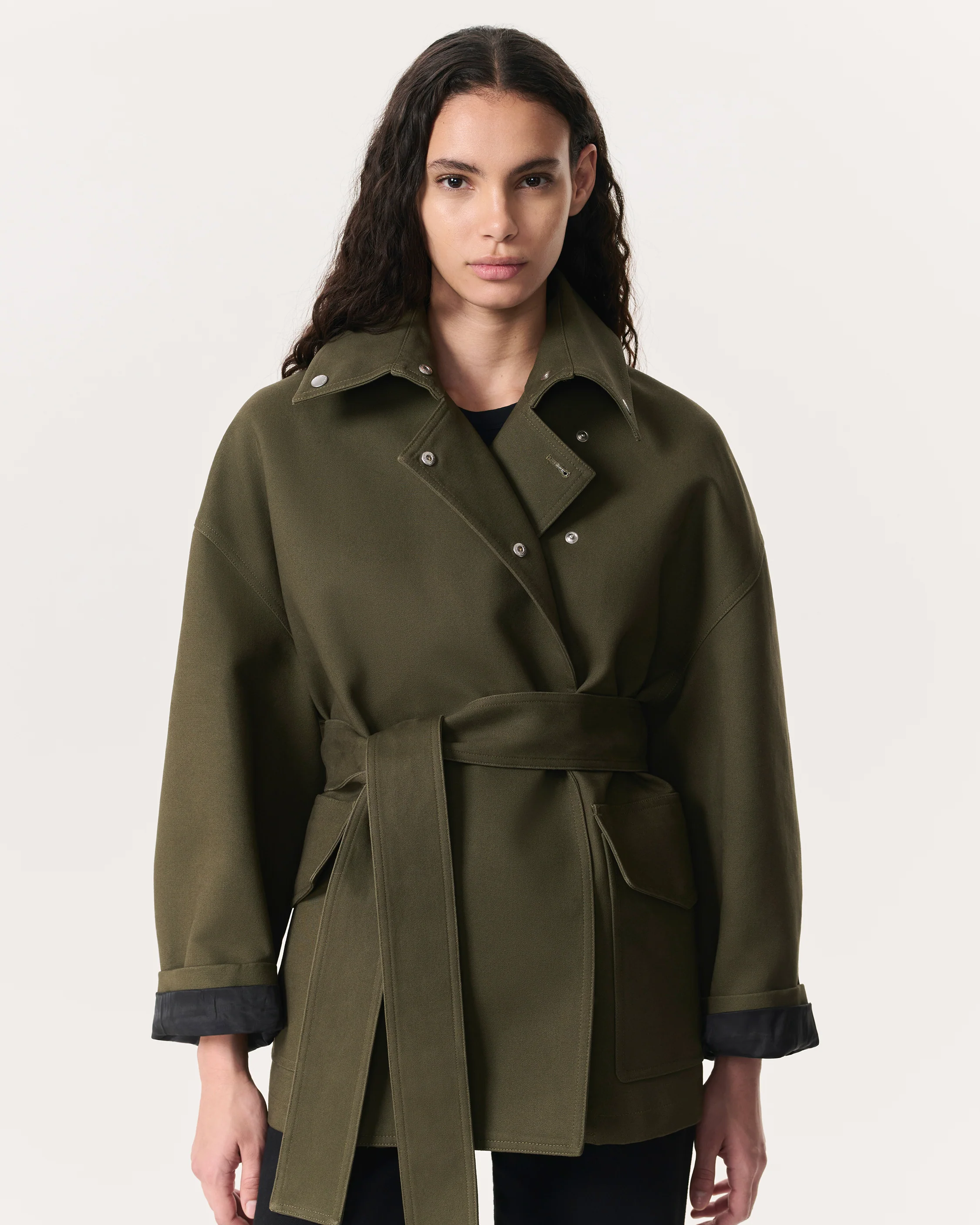 Rue Belted Cotton Twill Jacket - Image 3