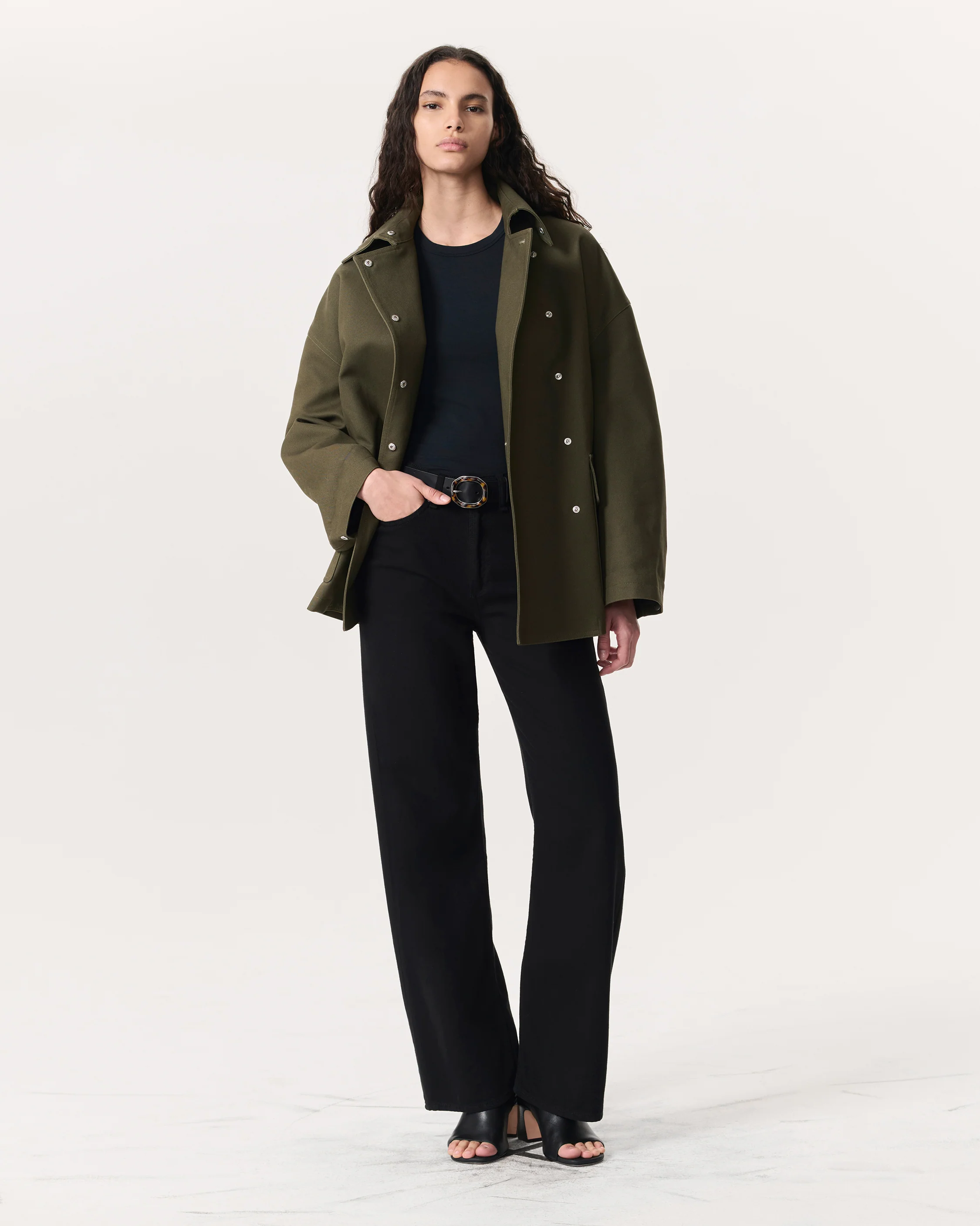 Rue Belted Cotton Twill Jacket - Image 4