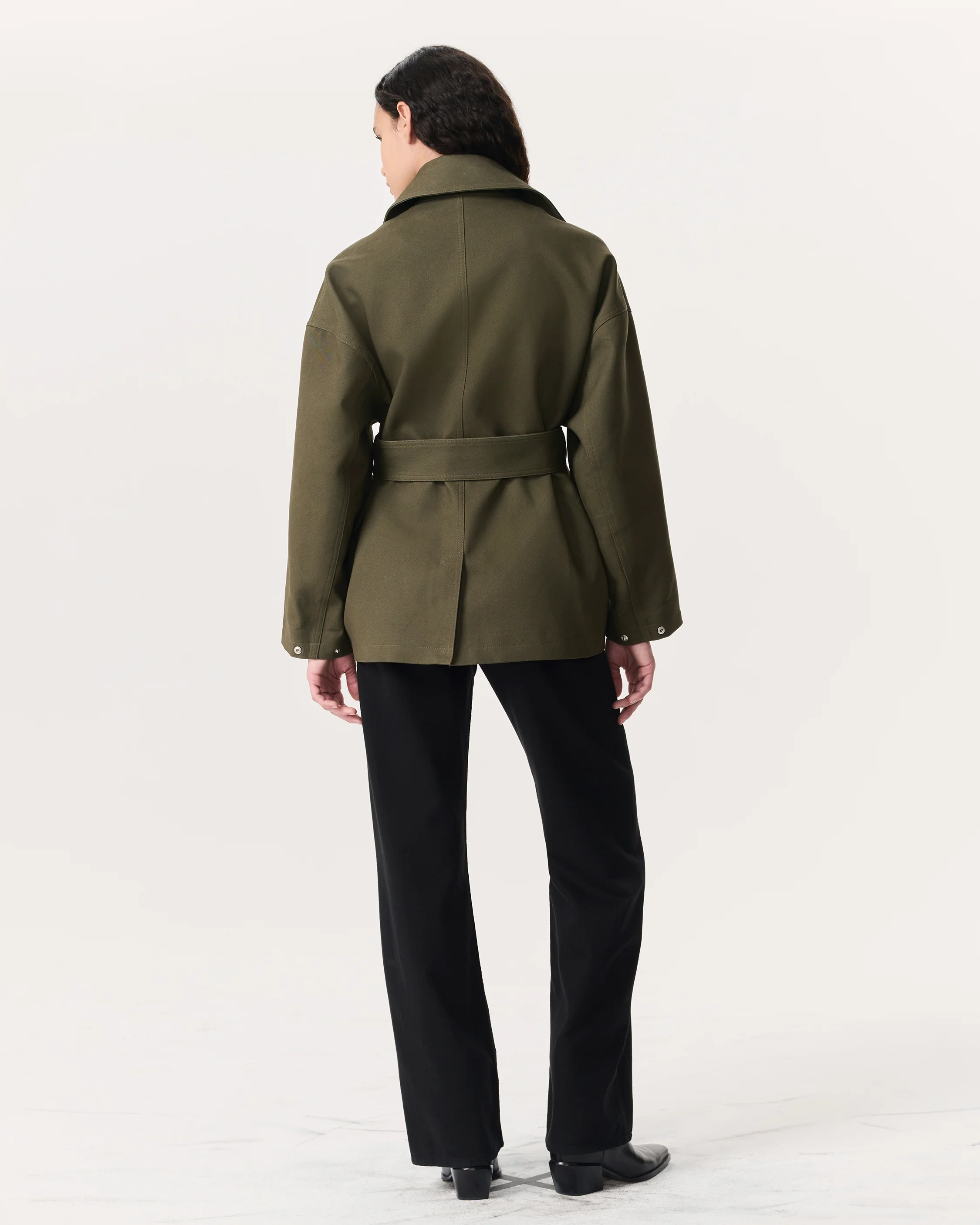 Rue Belted Cotton Twill Jacket - Image 5