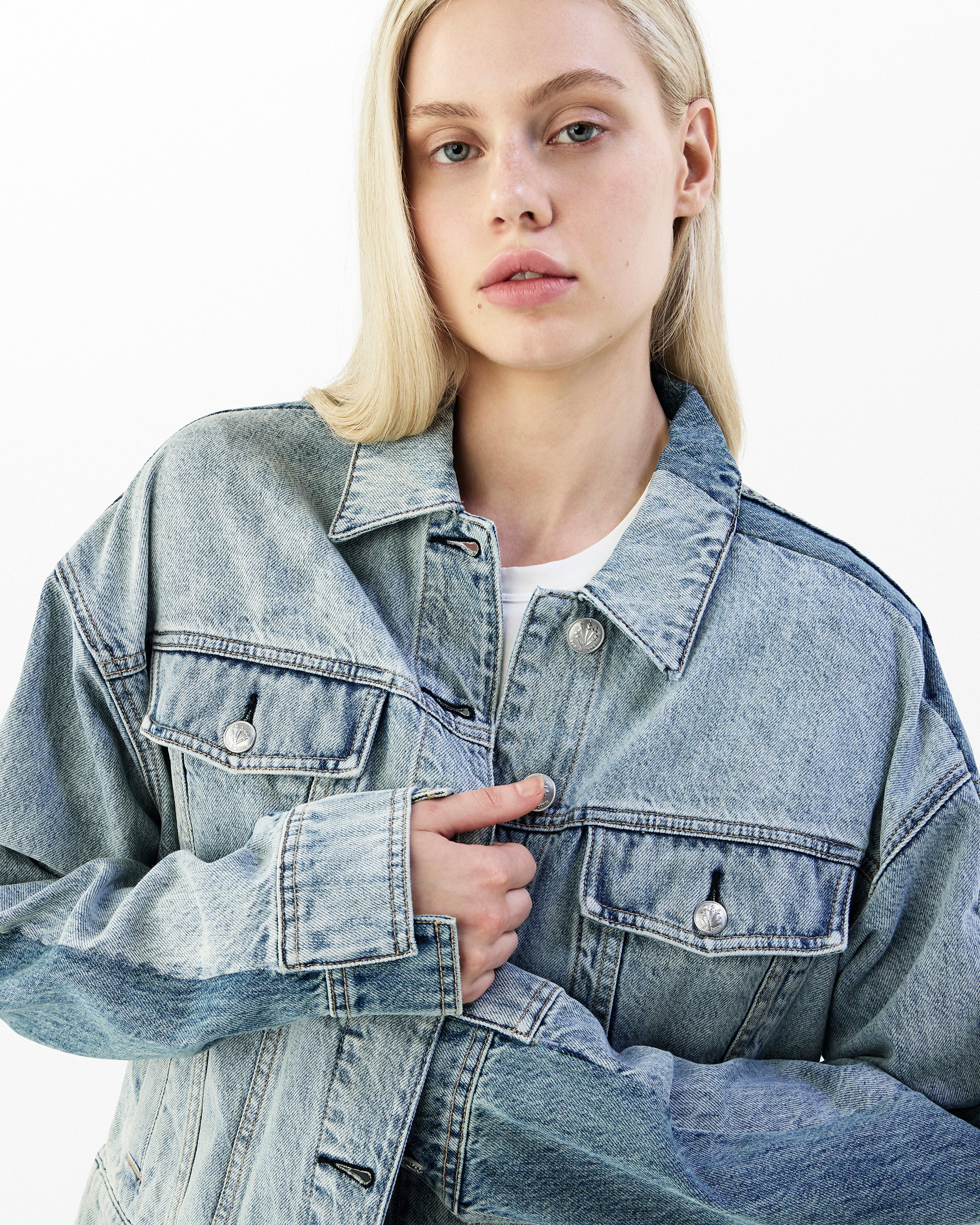 Ryan Denim Trucker Jacket - Image 5