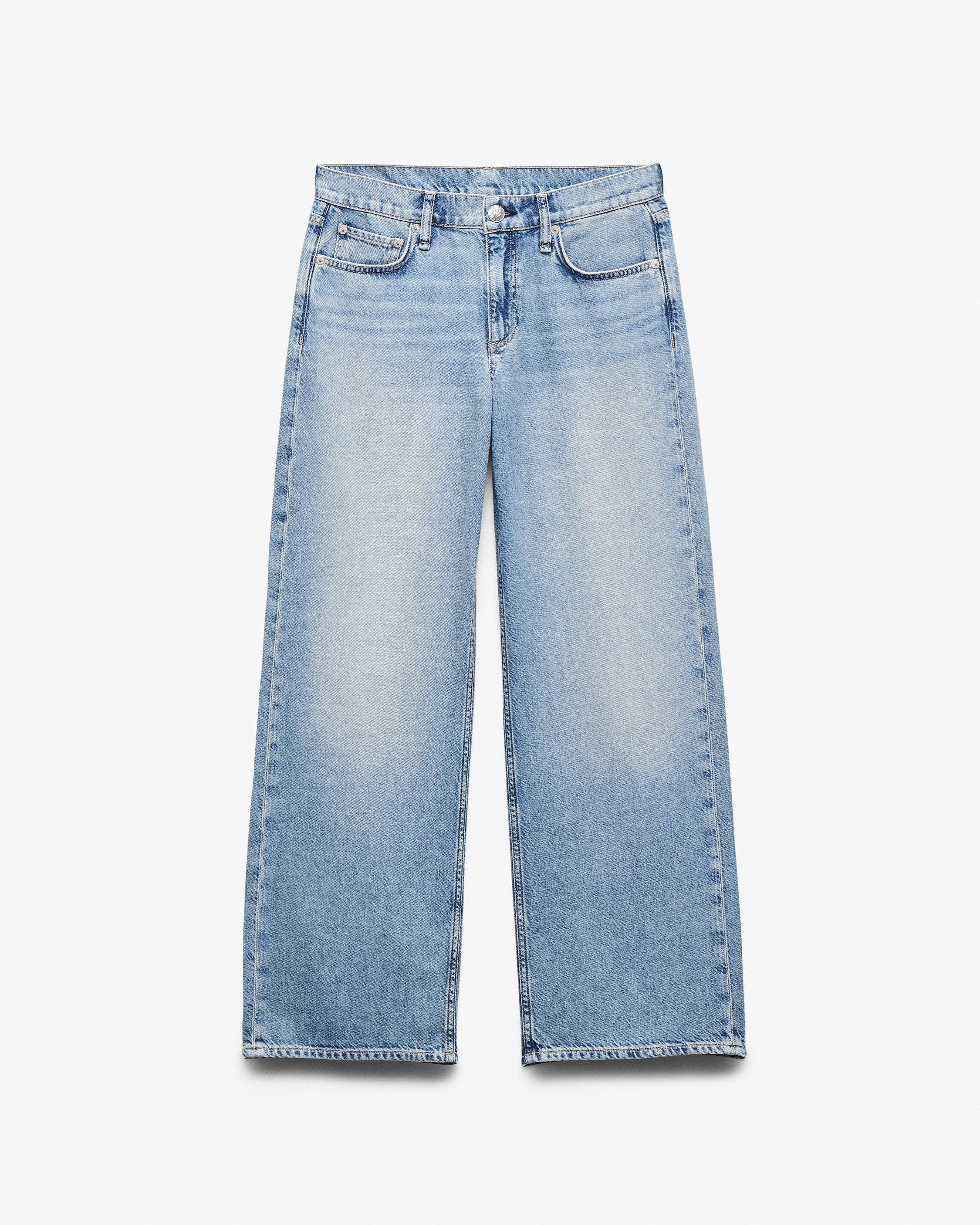 Saige Ankle Relaxed Straight Jeans - Image 2