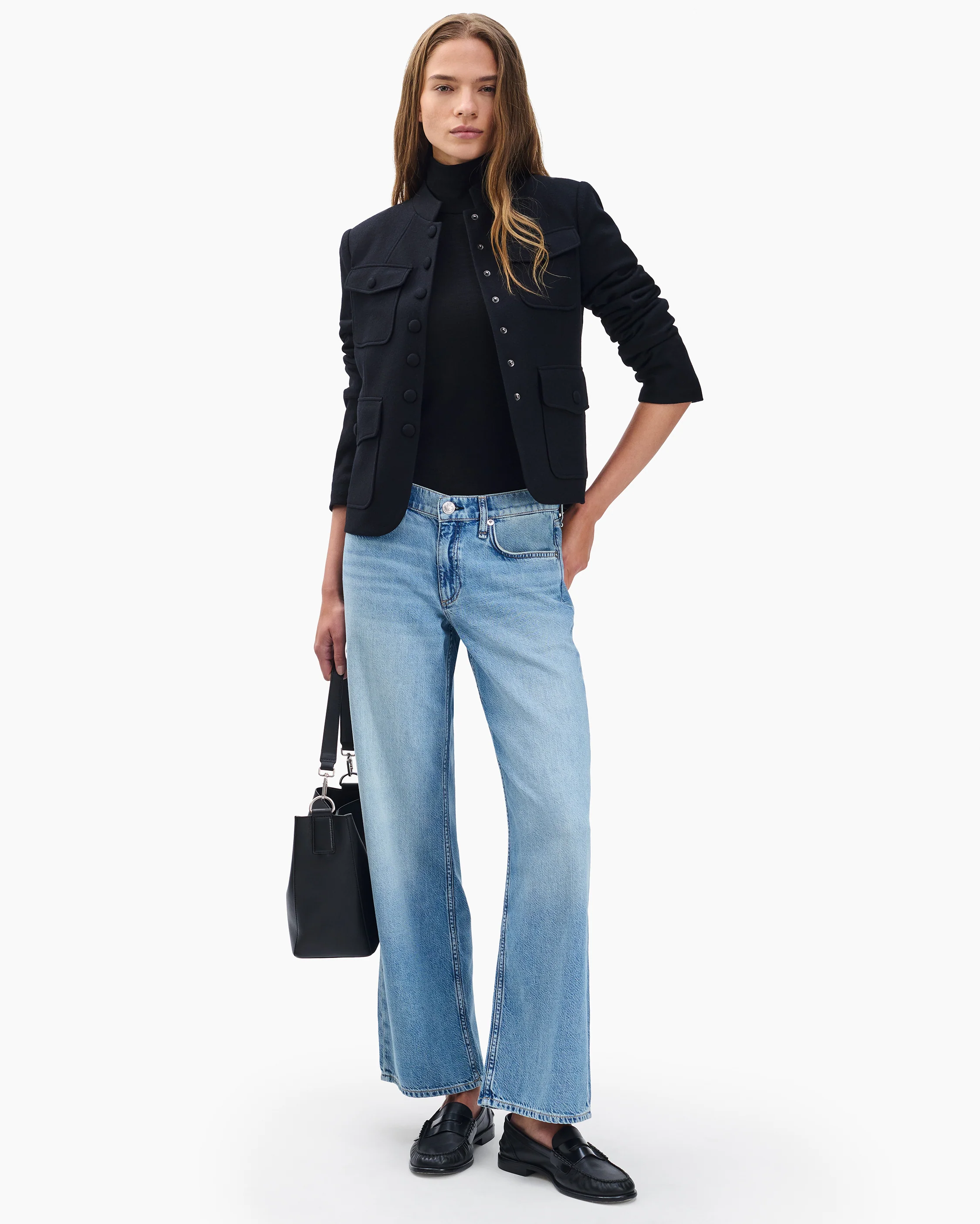 Saige Ankle Relaxed Straight Jeans - Image 4