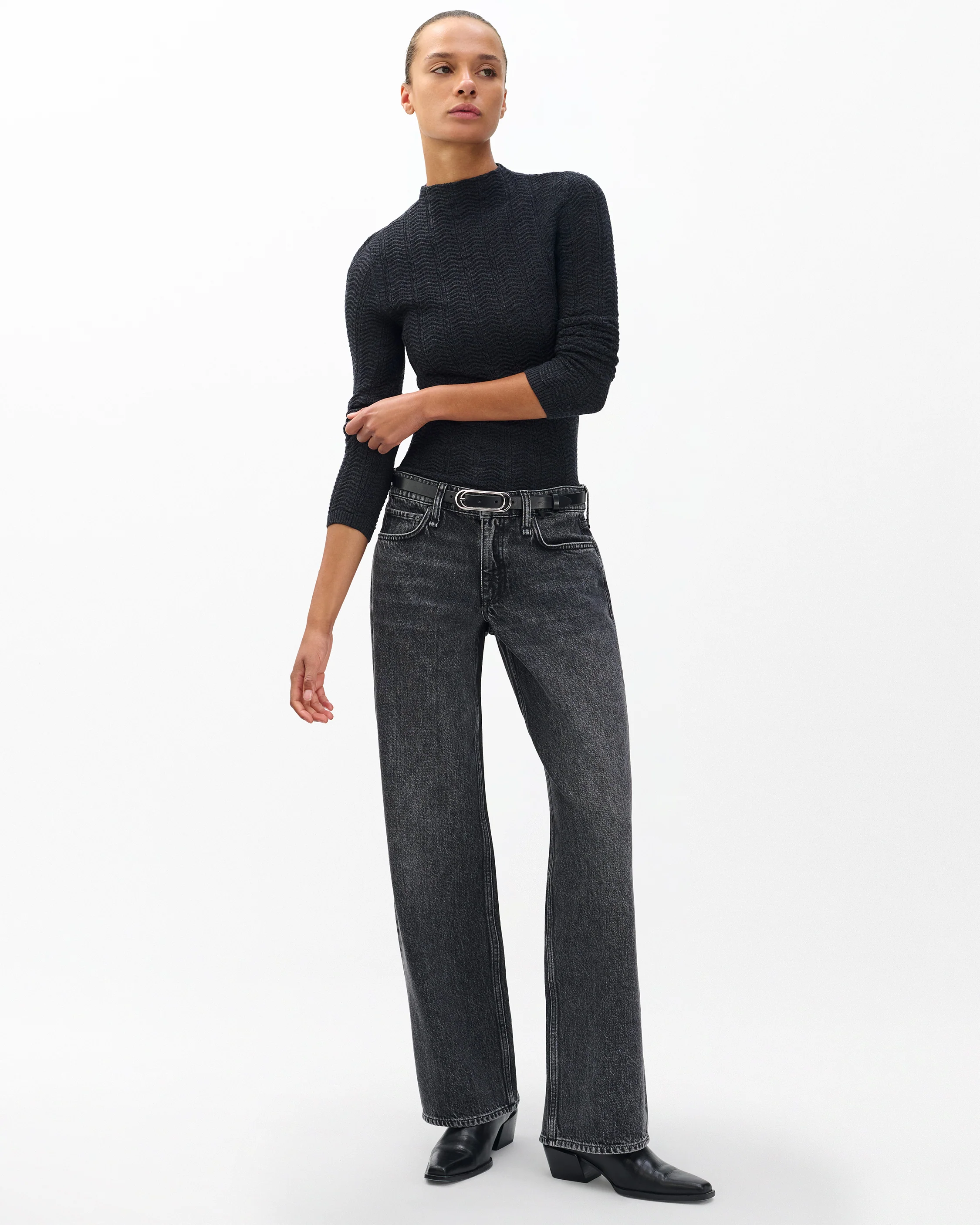 Saige Relaxed Straight Jeans