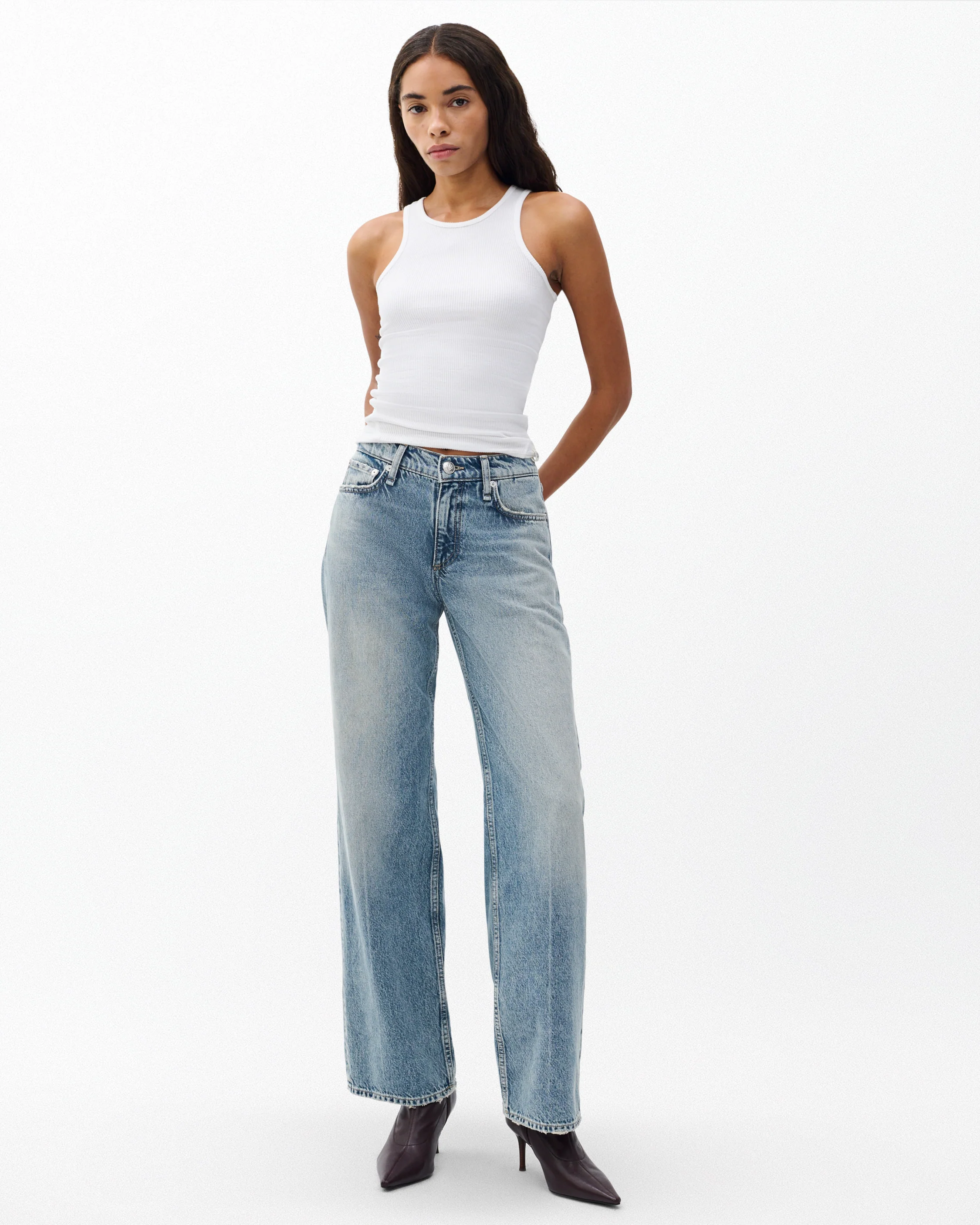 Saige Relaxed Straight Jeans