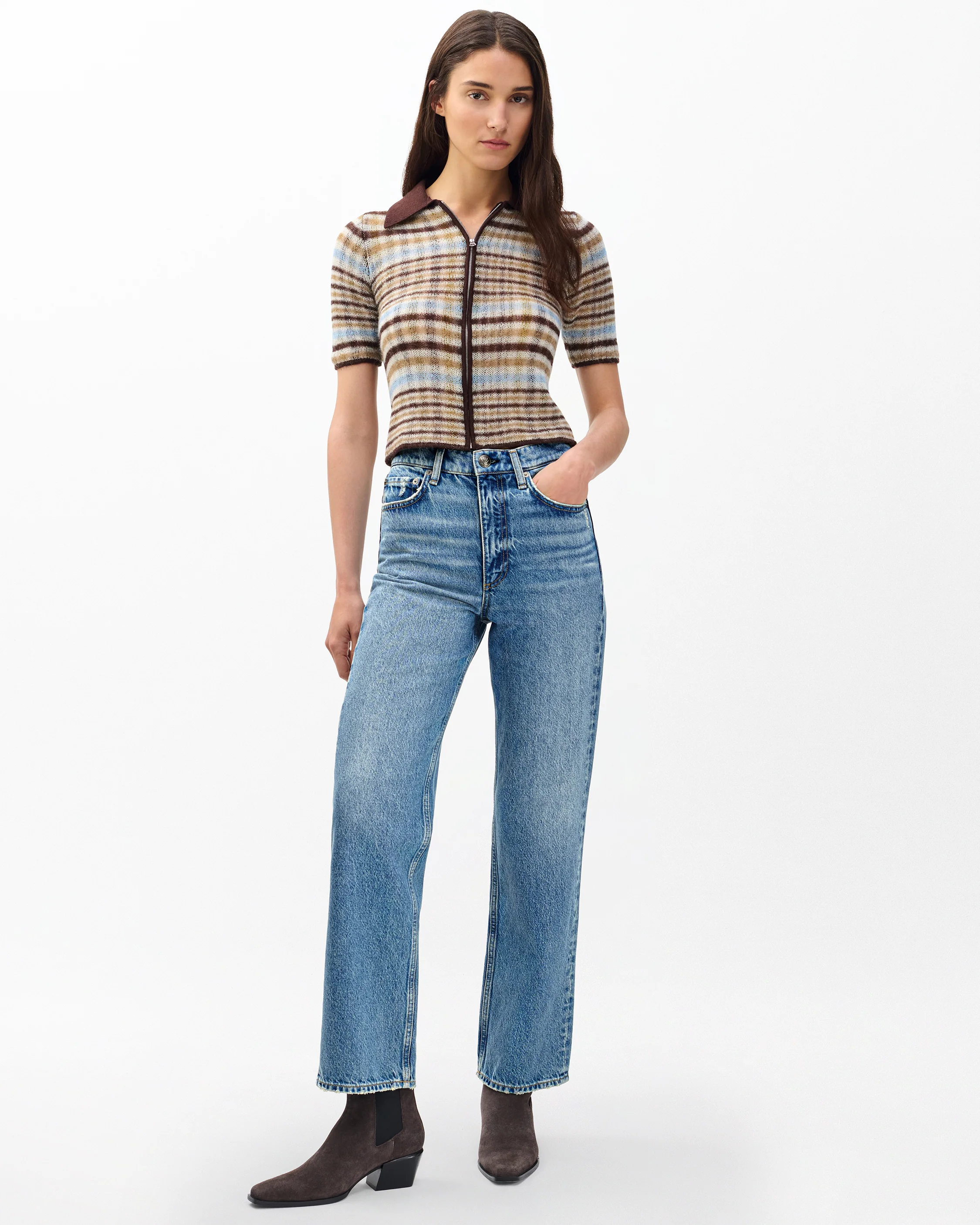 Shea Ankle Relaxed Straight Jeans