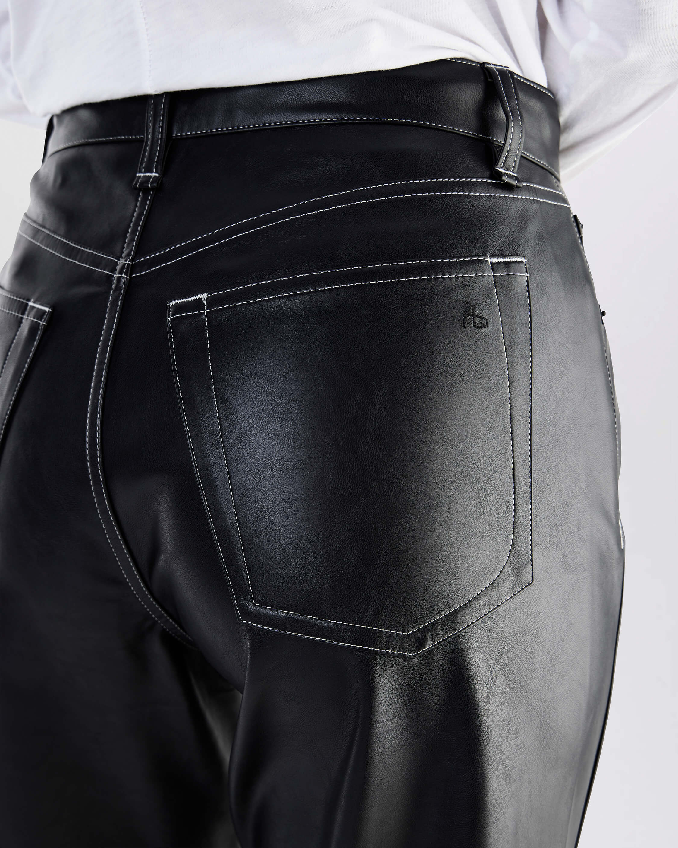 Shea Faux Leather Pants - Image 5