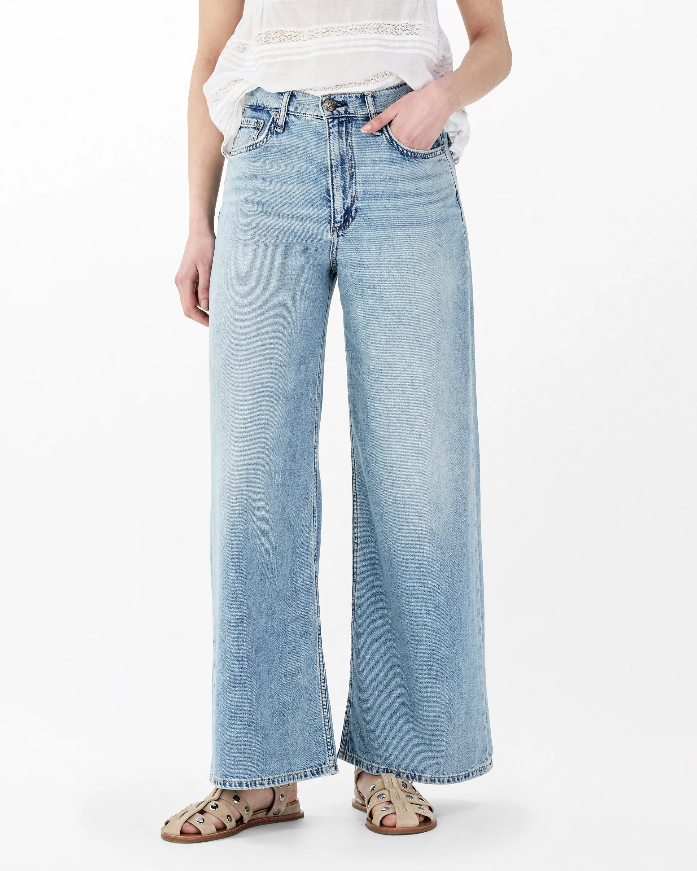 Sofie Ankle Wide-Leg Jeans - Image 3