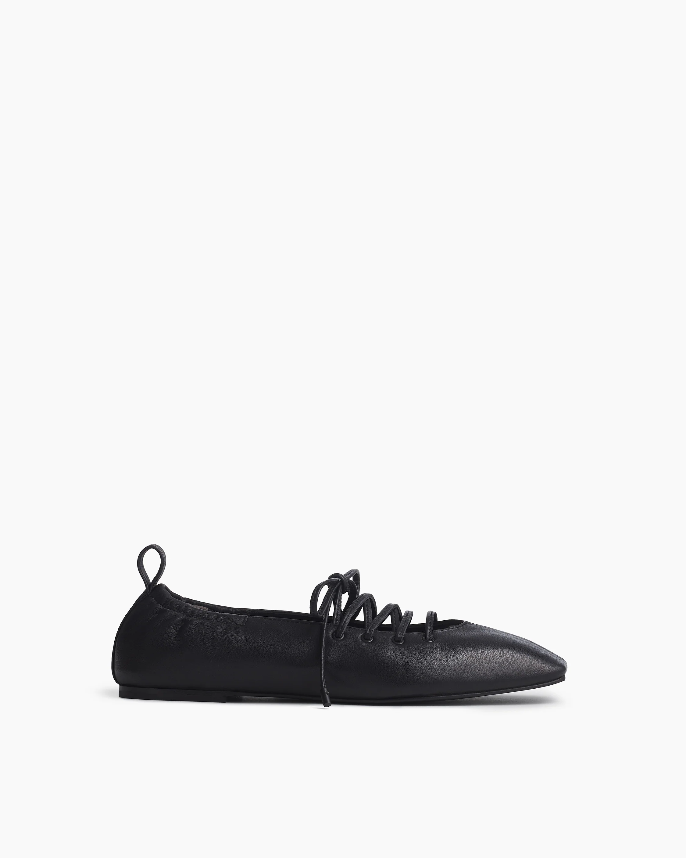 Sophia Leather Ballet Flats