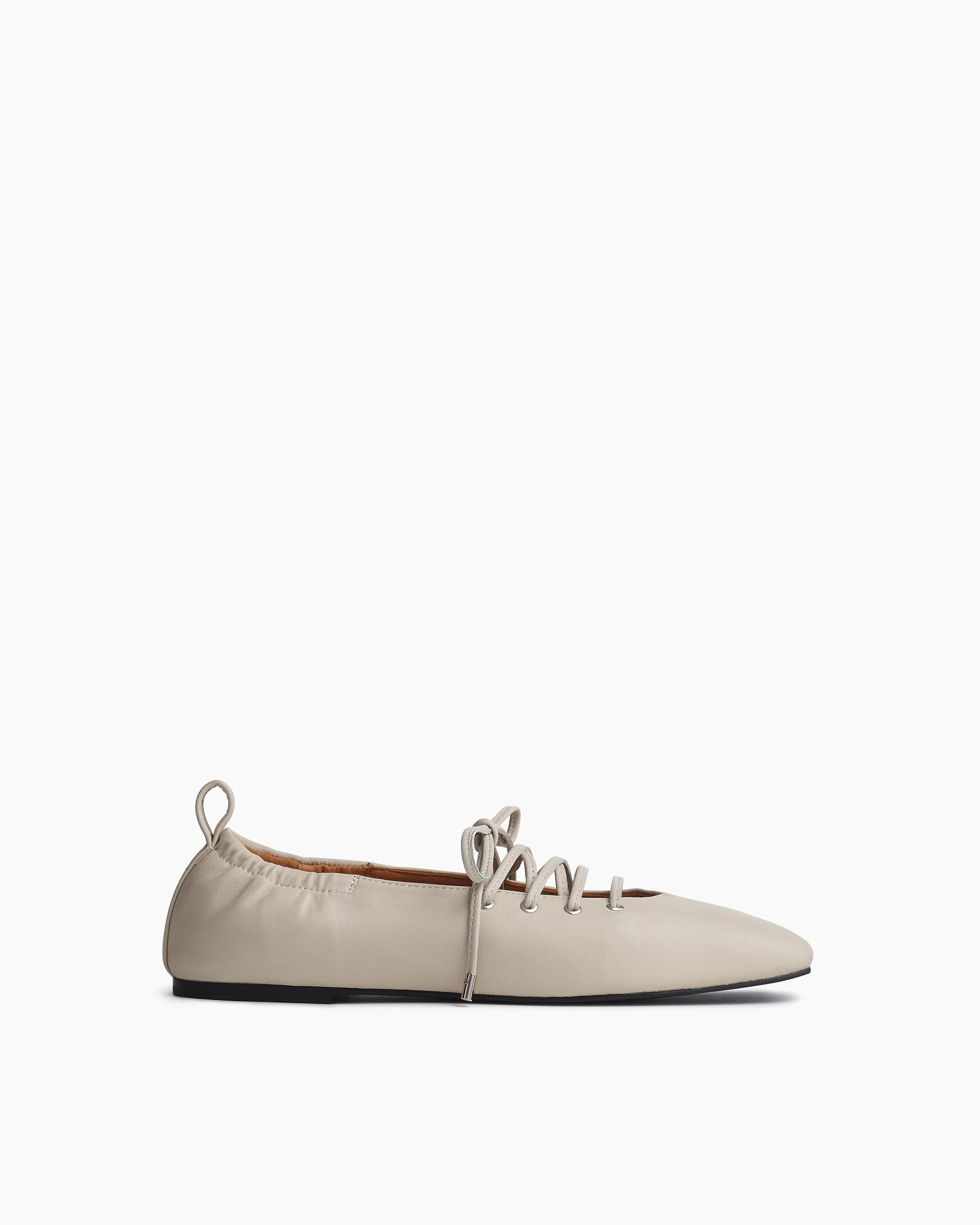 Sophia Leather Ballet Flats