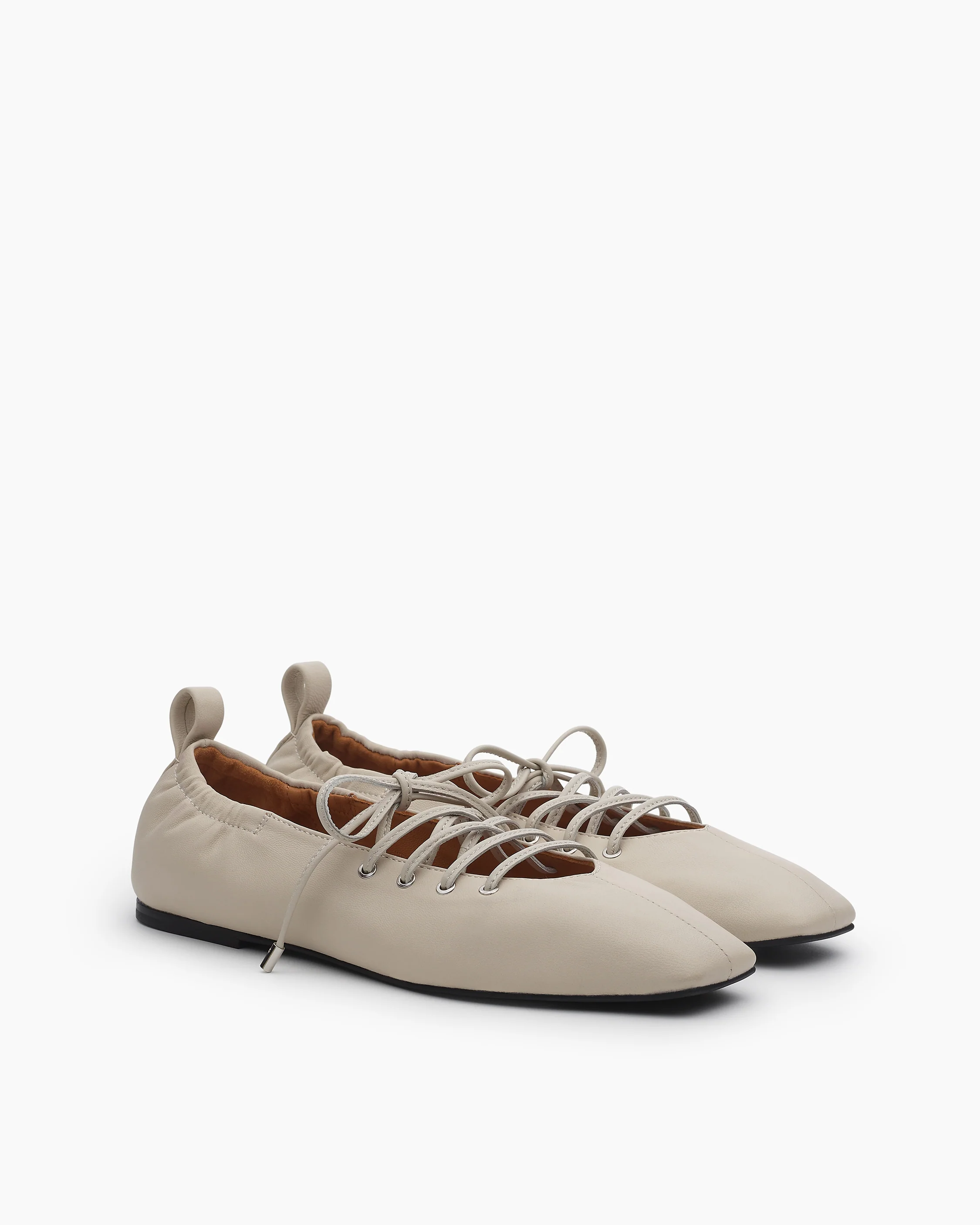 Sophia Leather Ballet Flats - Image 3