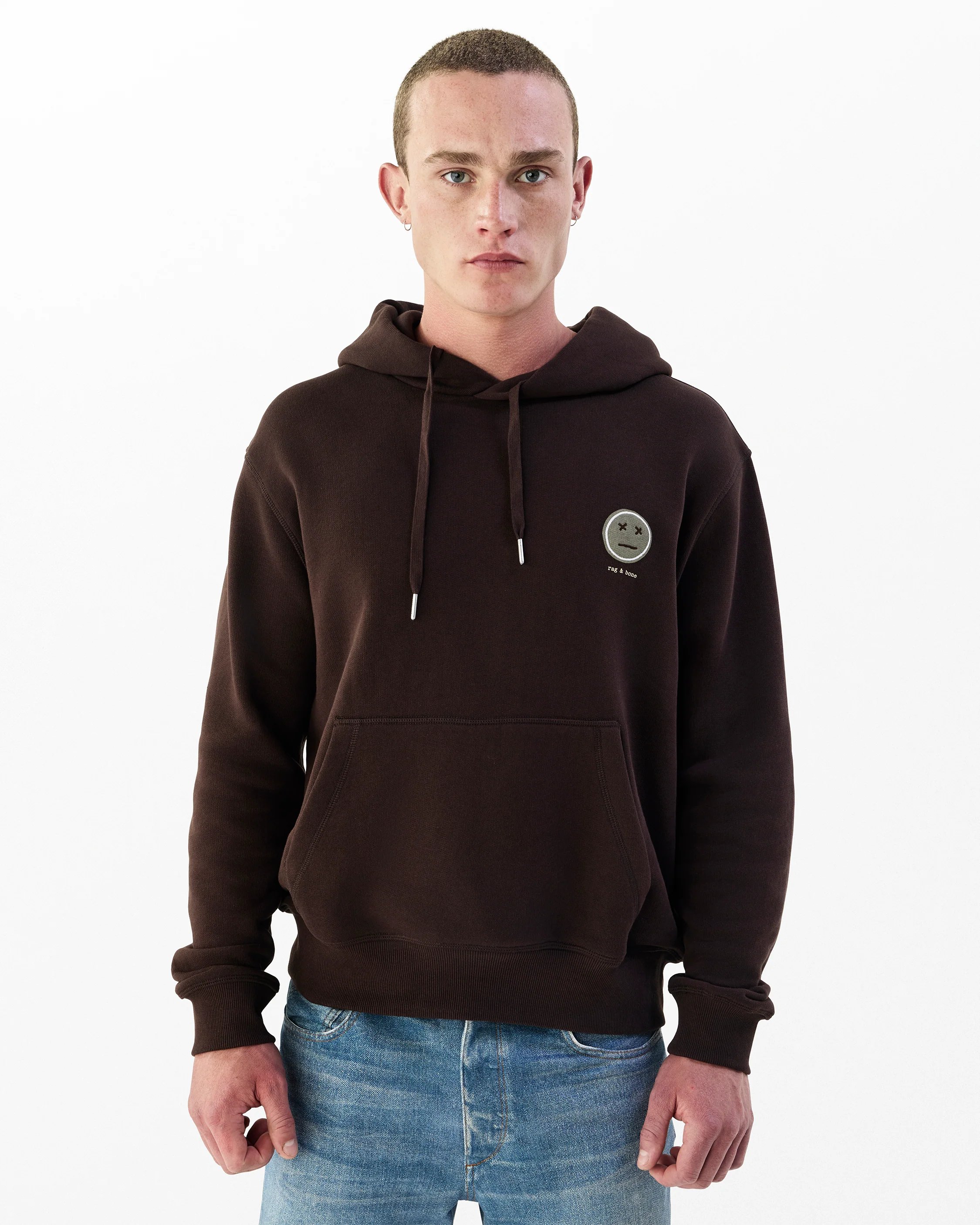 Sour Face Embroidered Hoodie