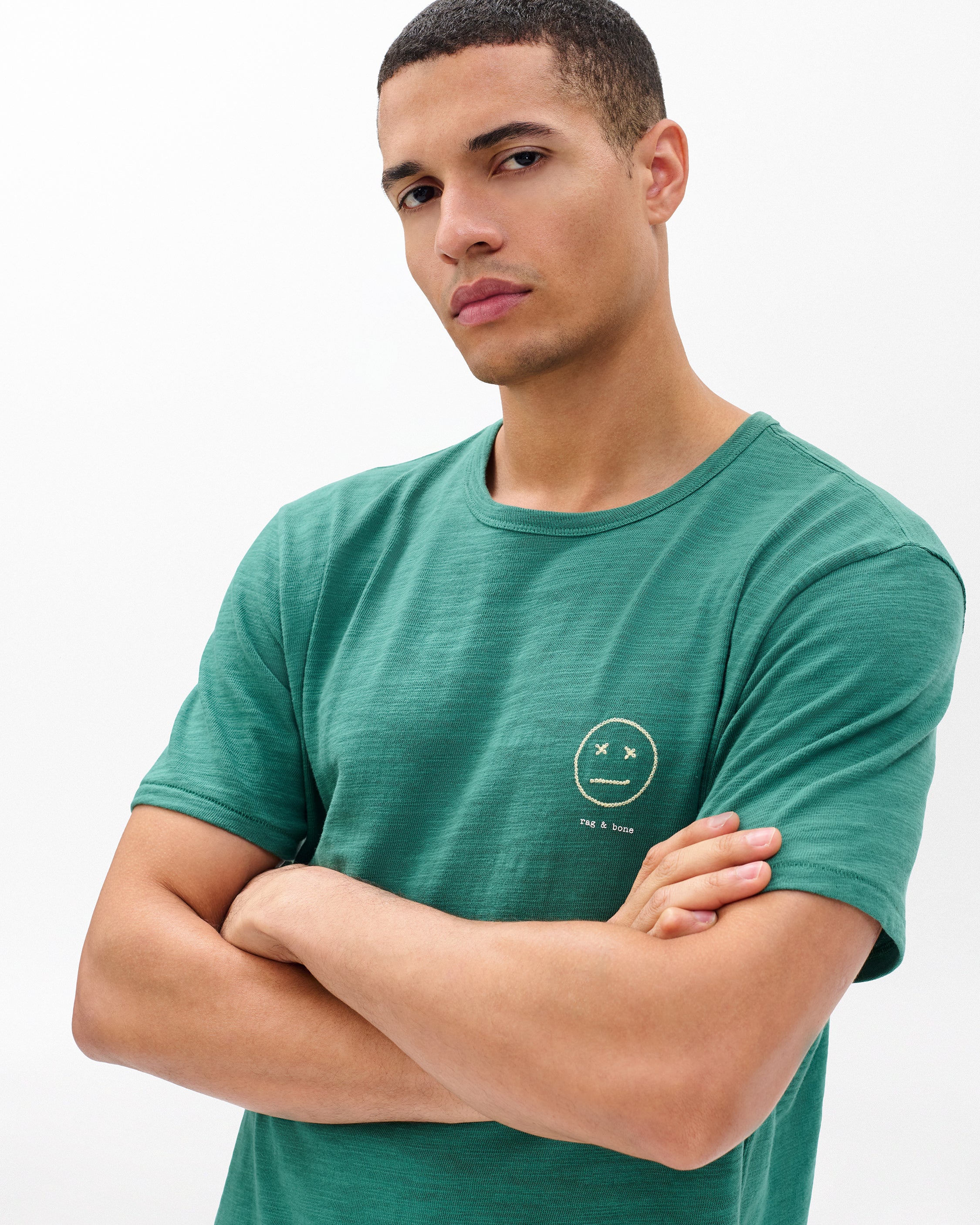Sour Face Embroidered Tee - Image 3