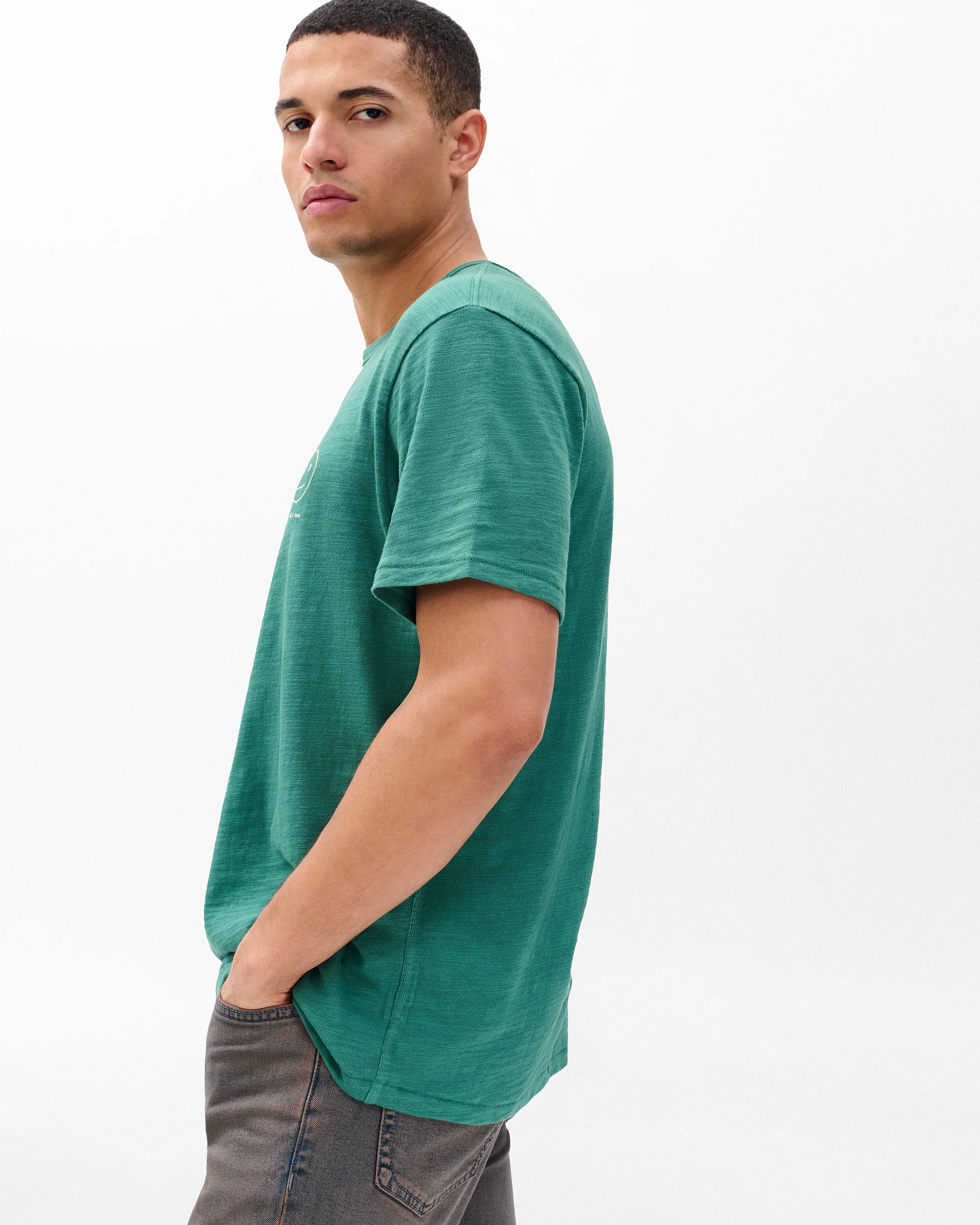 Sour Face Embroidered Tee - Image 4
