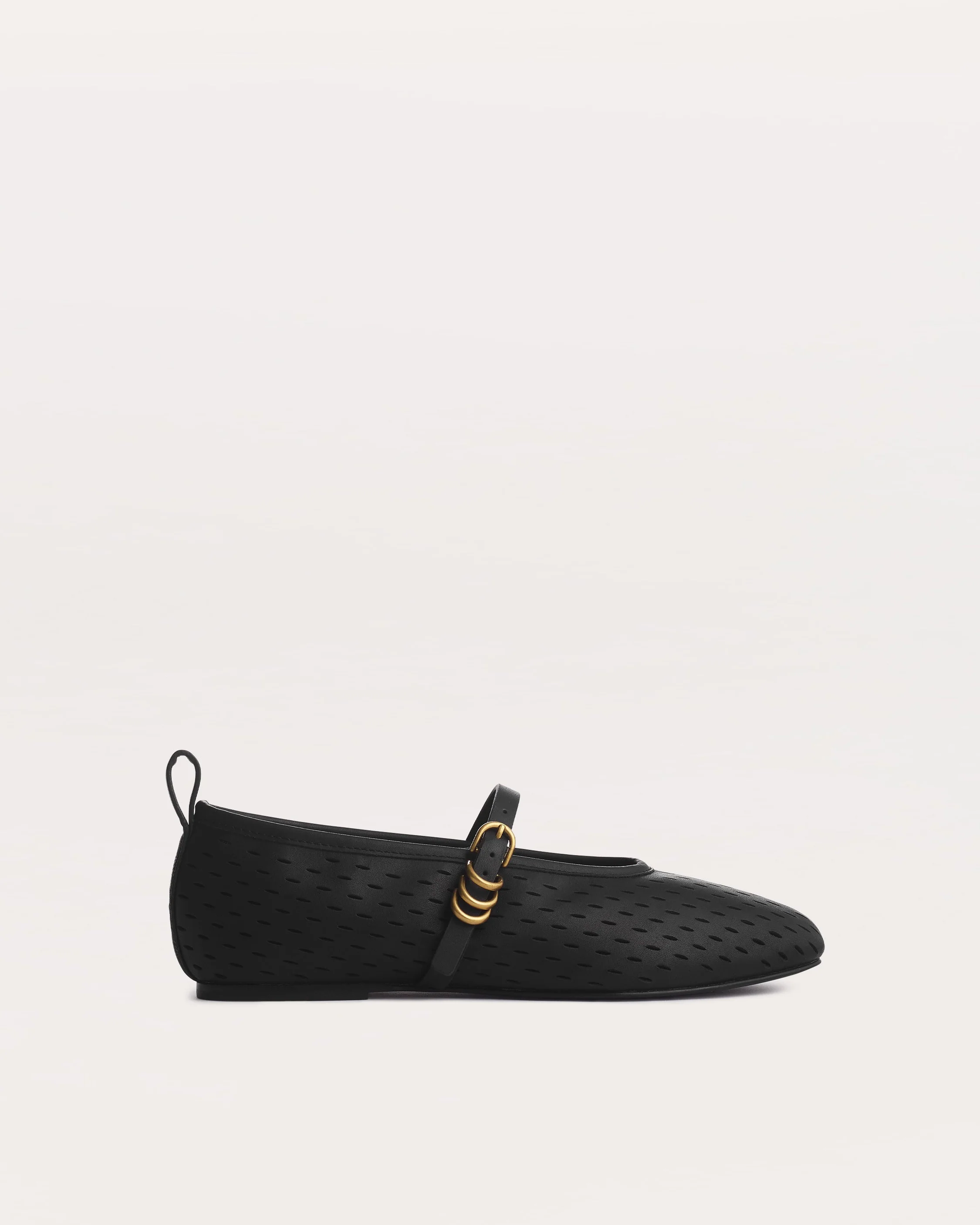 Spire Perforated Leather Mary Janes