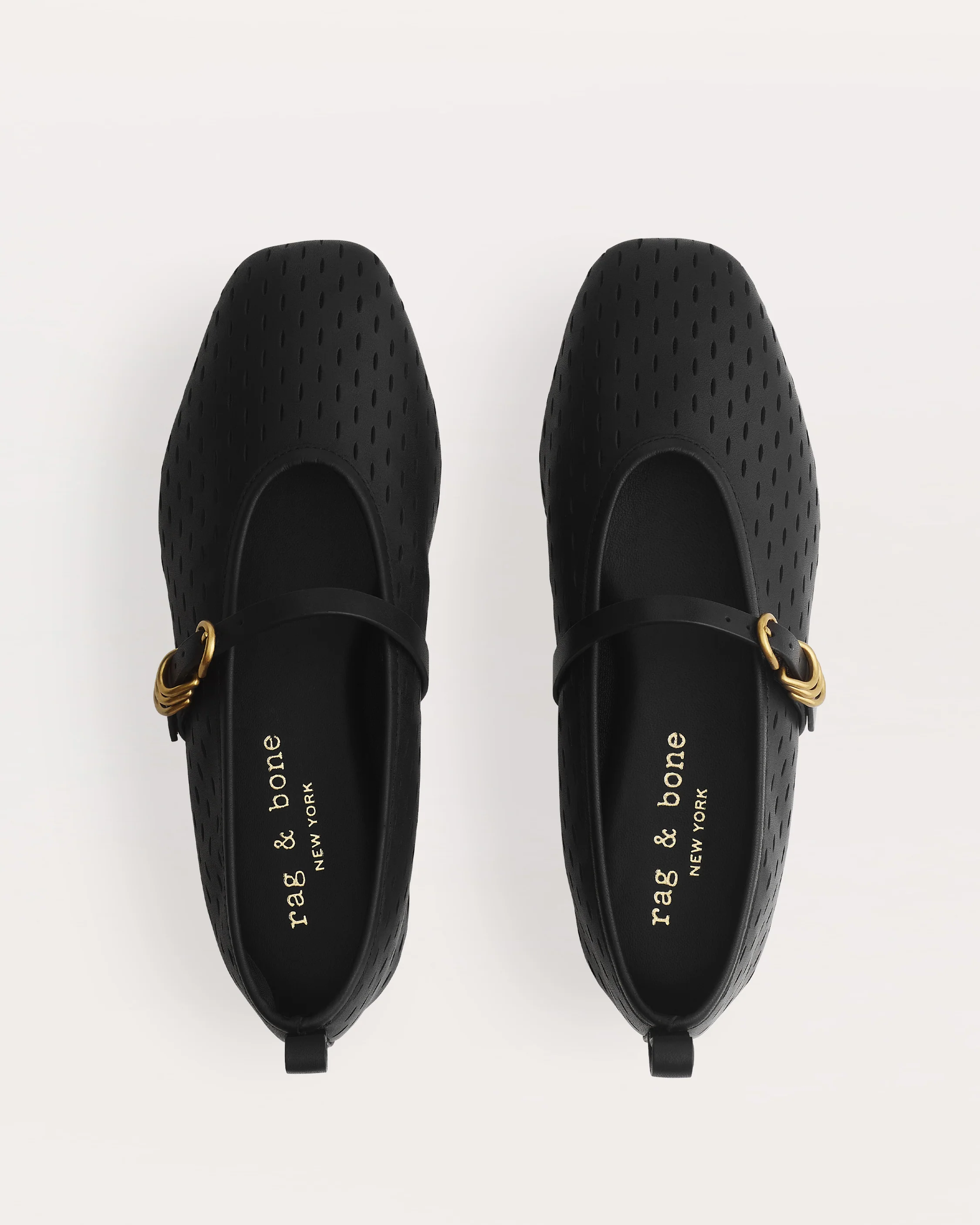 Spire Perforated Leather Mary Janes - Image 4