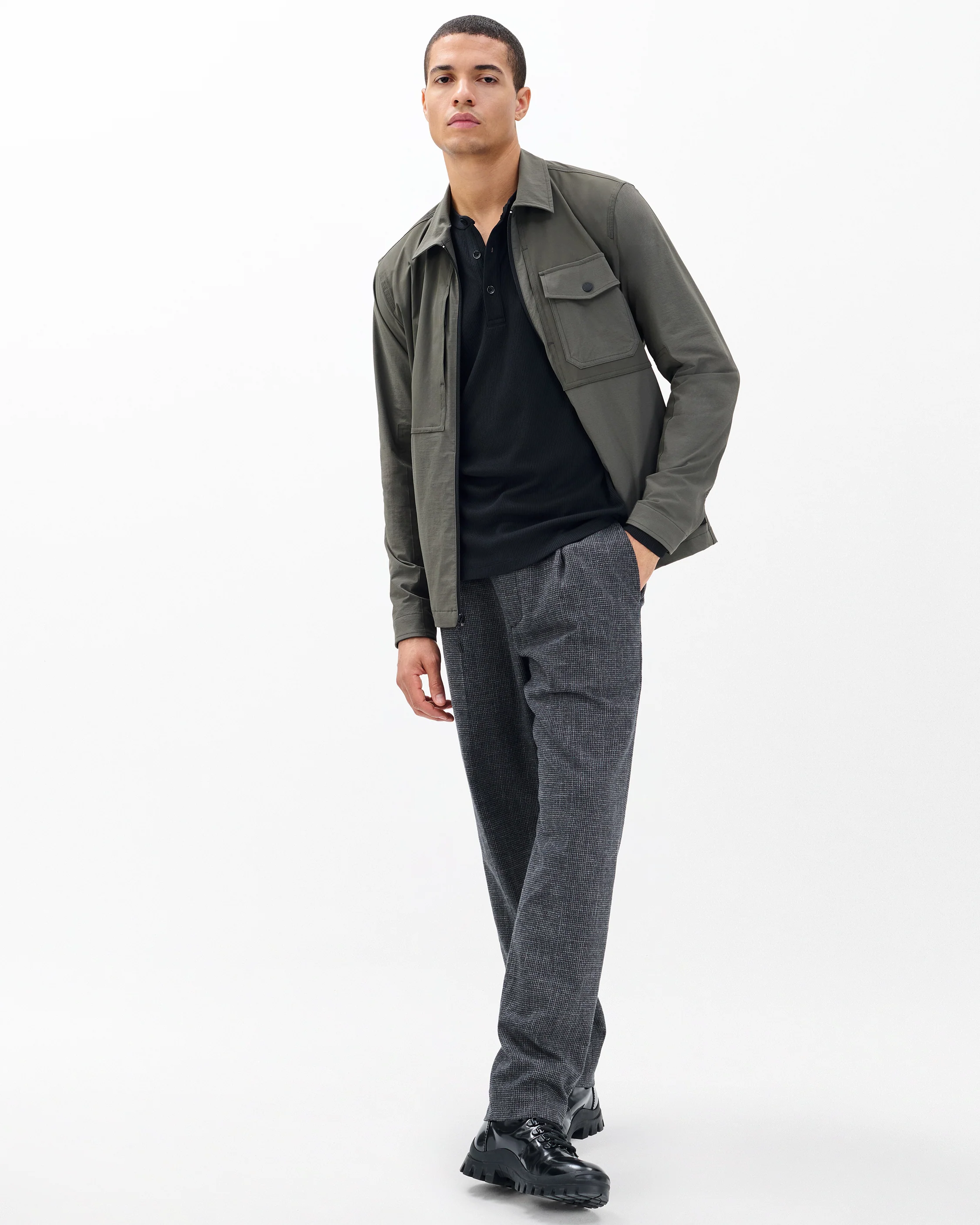 Tech Waffle Henley - Image 3
