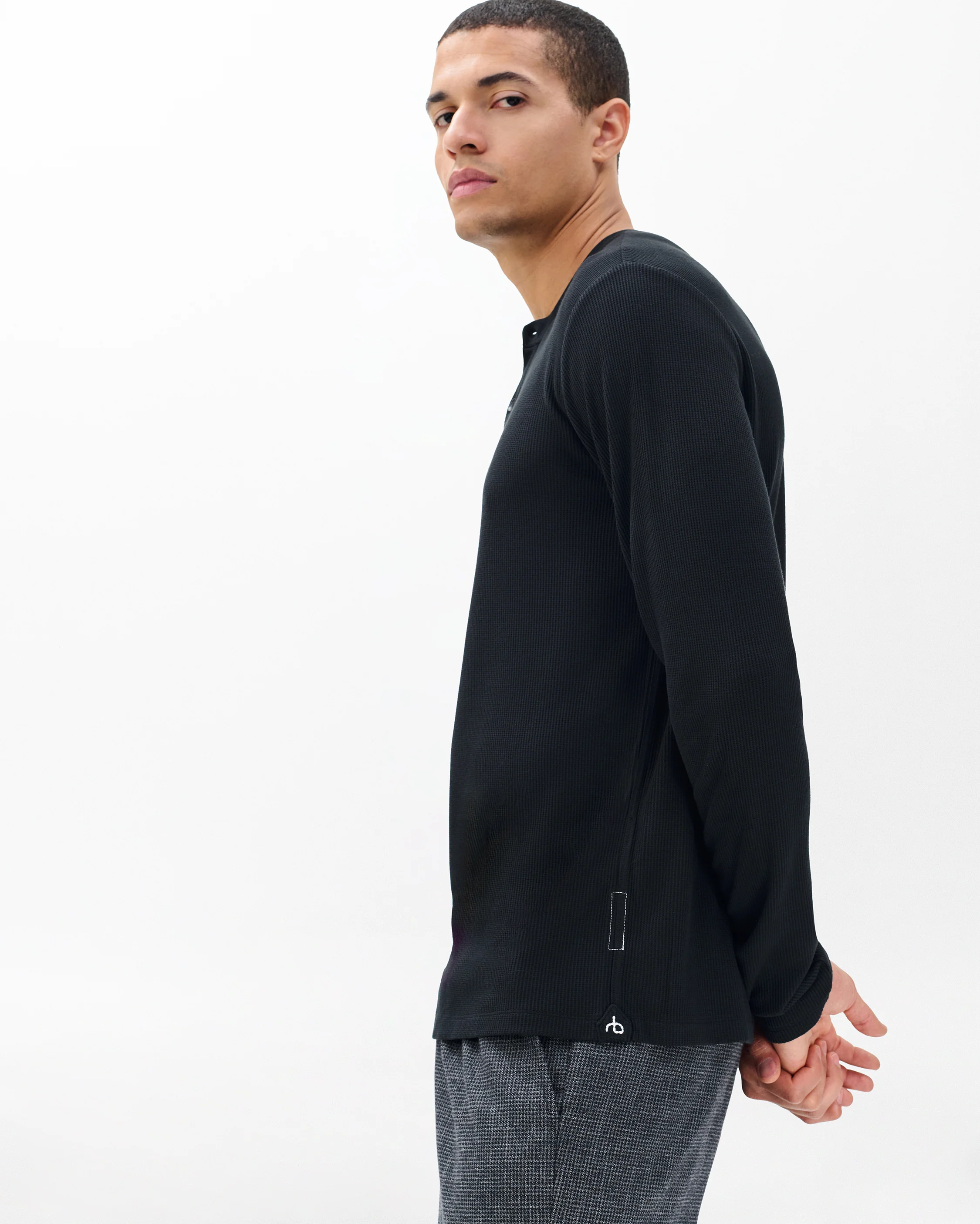 Tech Waffle Henley - Image 5