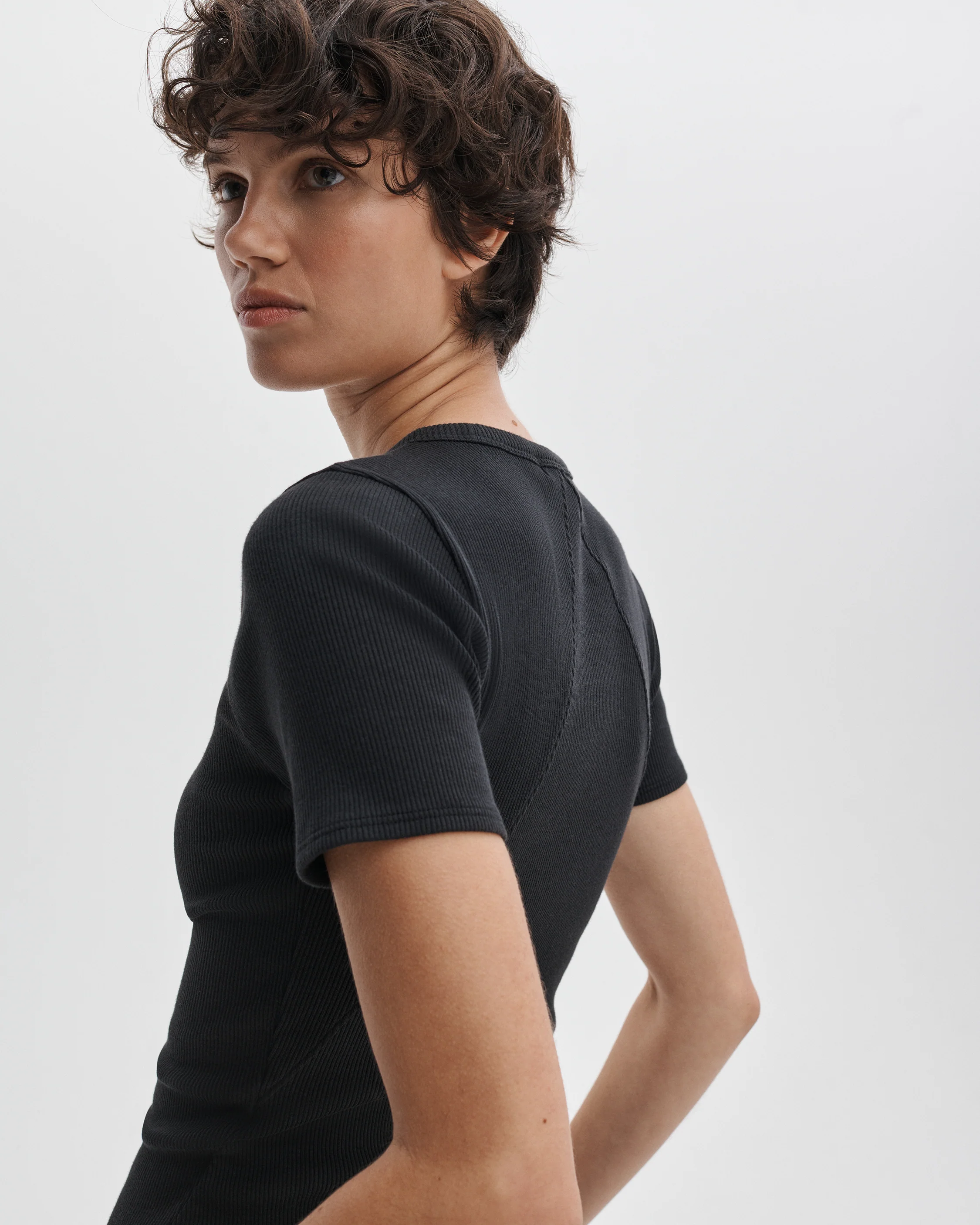 The Essential Ribbed Tee - Image 4