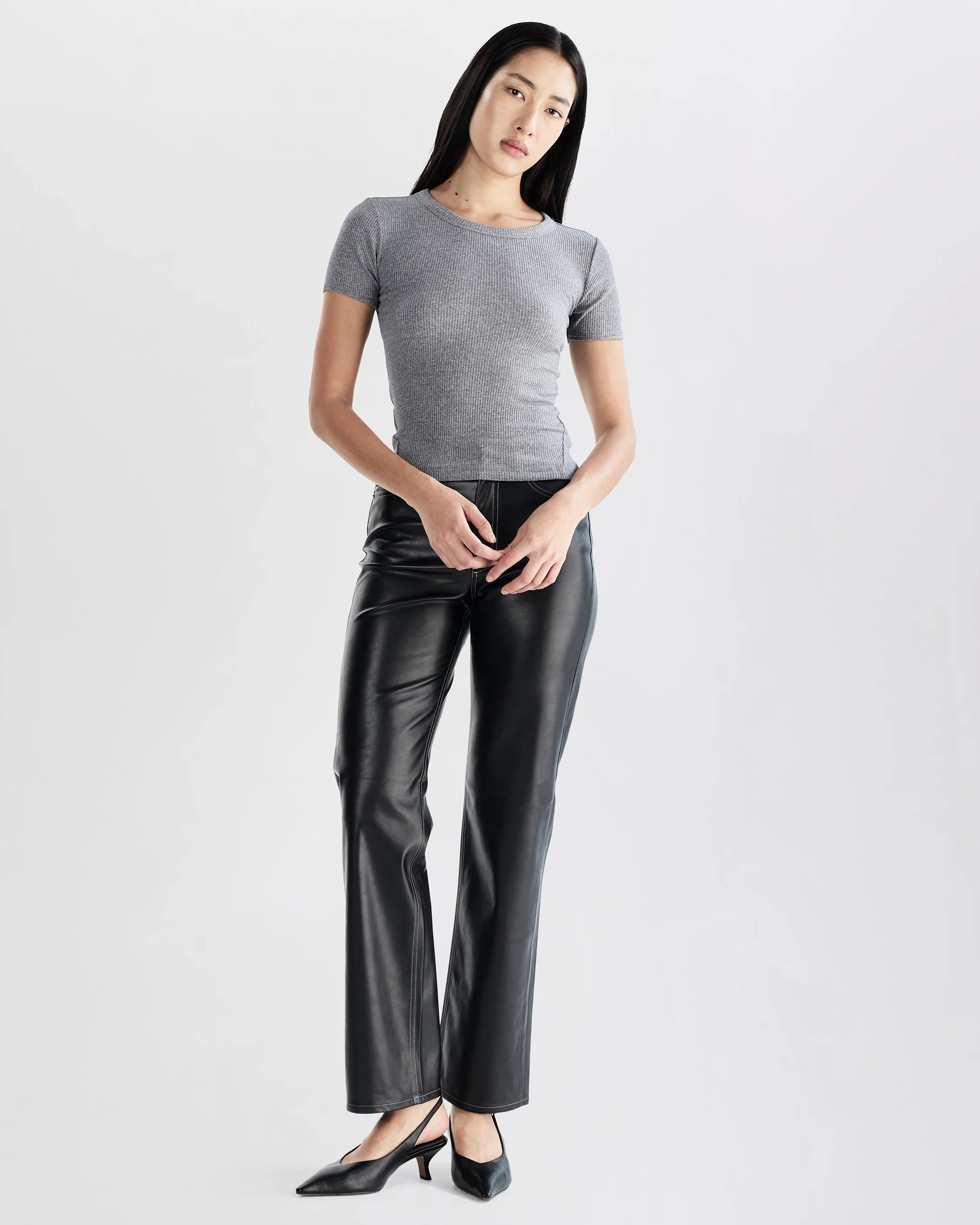 The Essential Ribbed Tee - Image 3