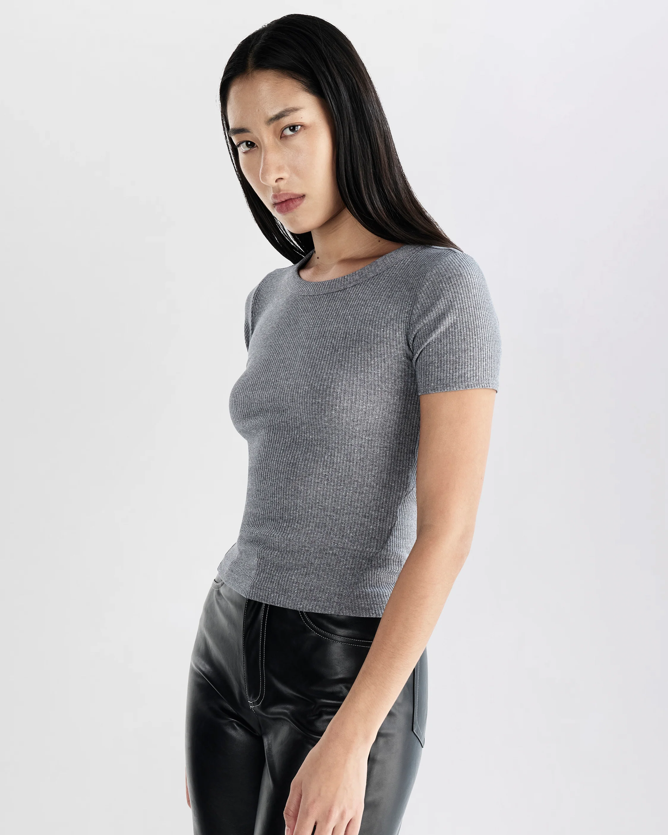 The Essential Ribbed Tee - Image 4