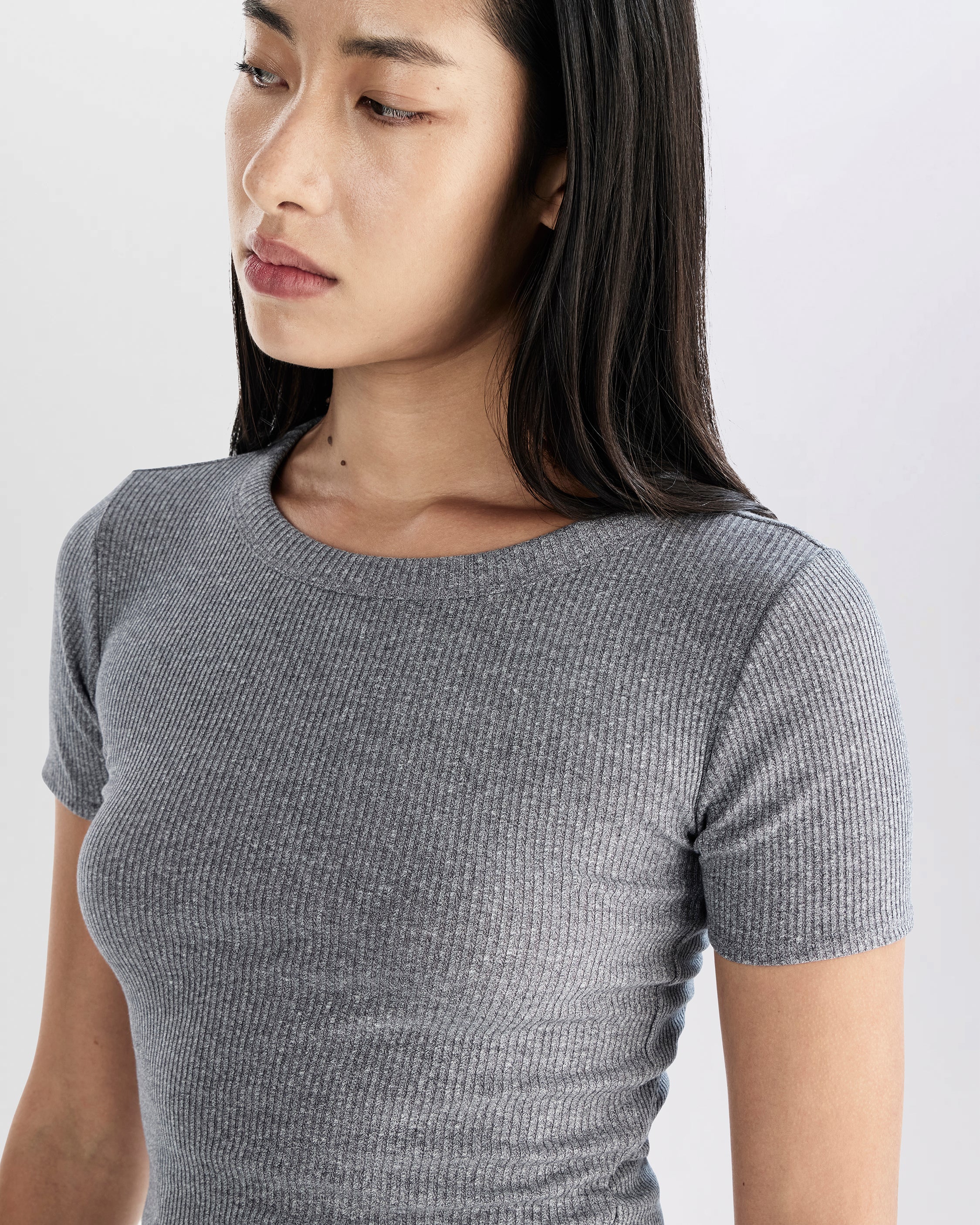 The Essential Ribbed Tee - Image 5