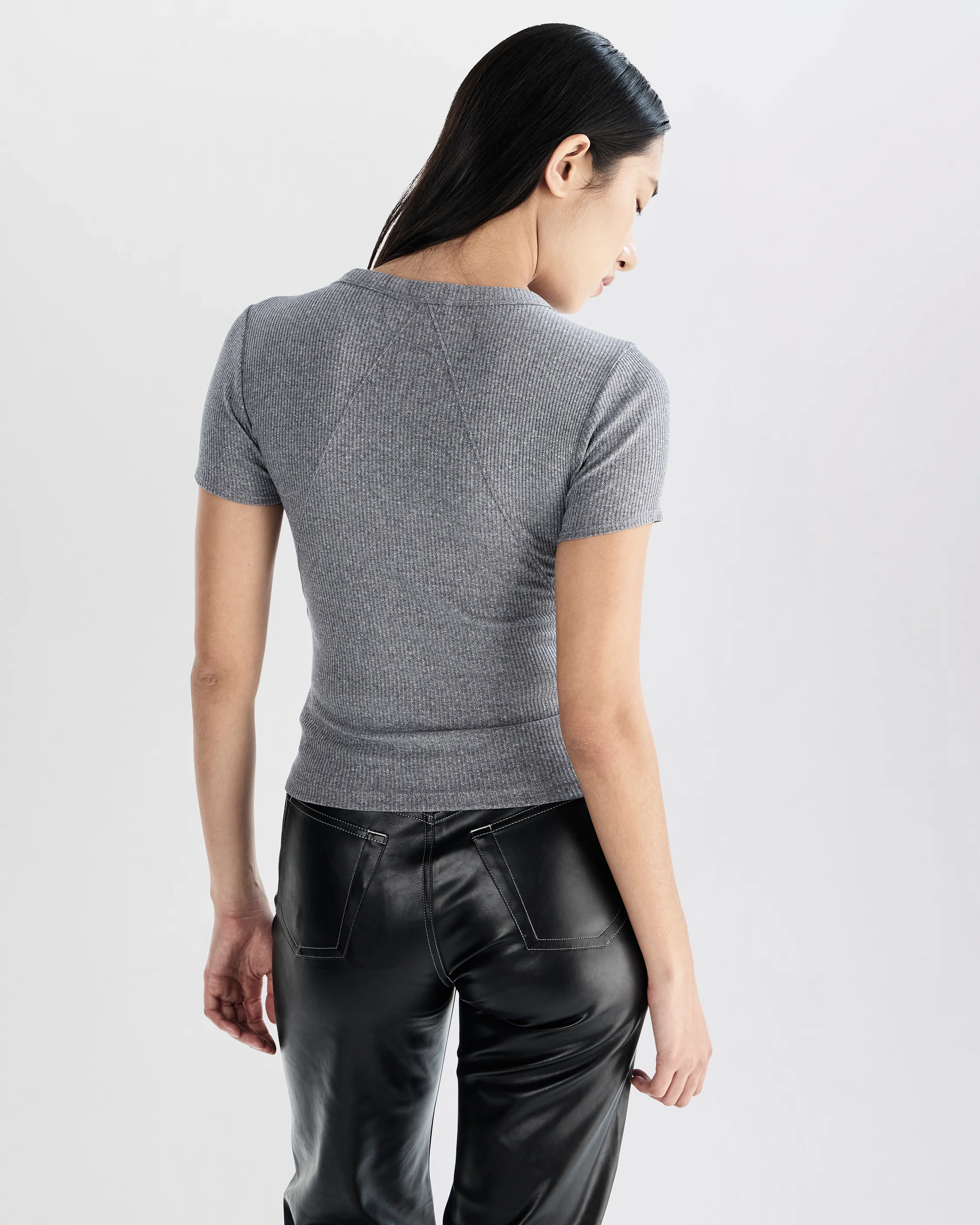 The Essential Ribbed Tee - Image 6