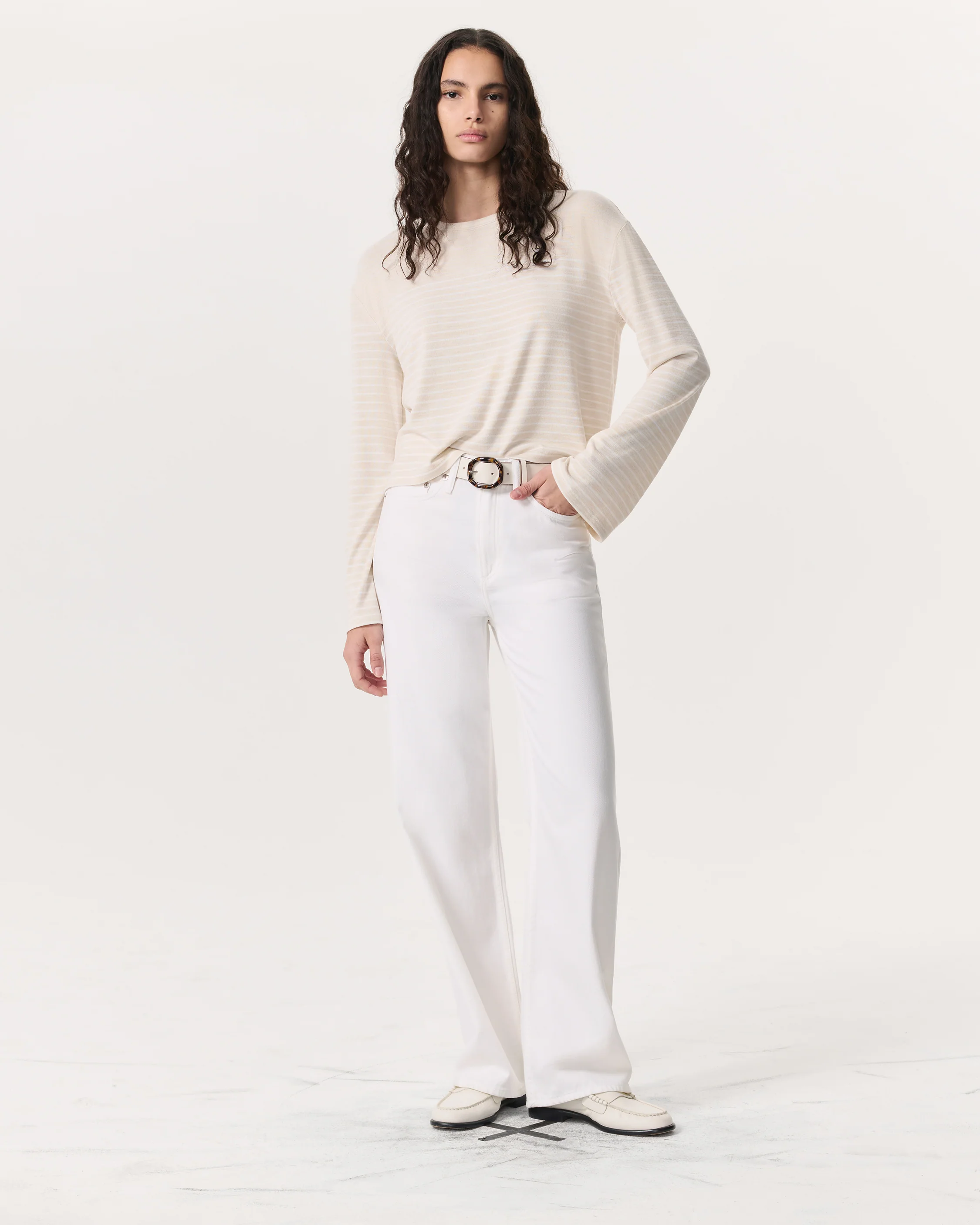 The Knit Striped Long Sleeve T-Shirt - Image 4