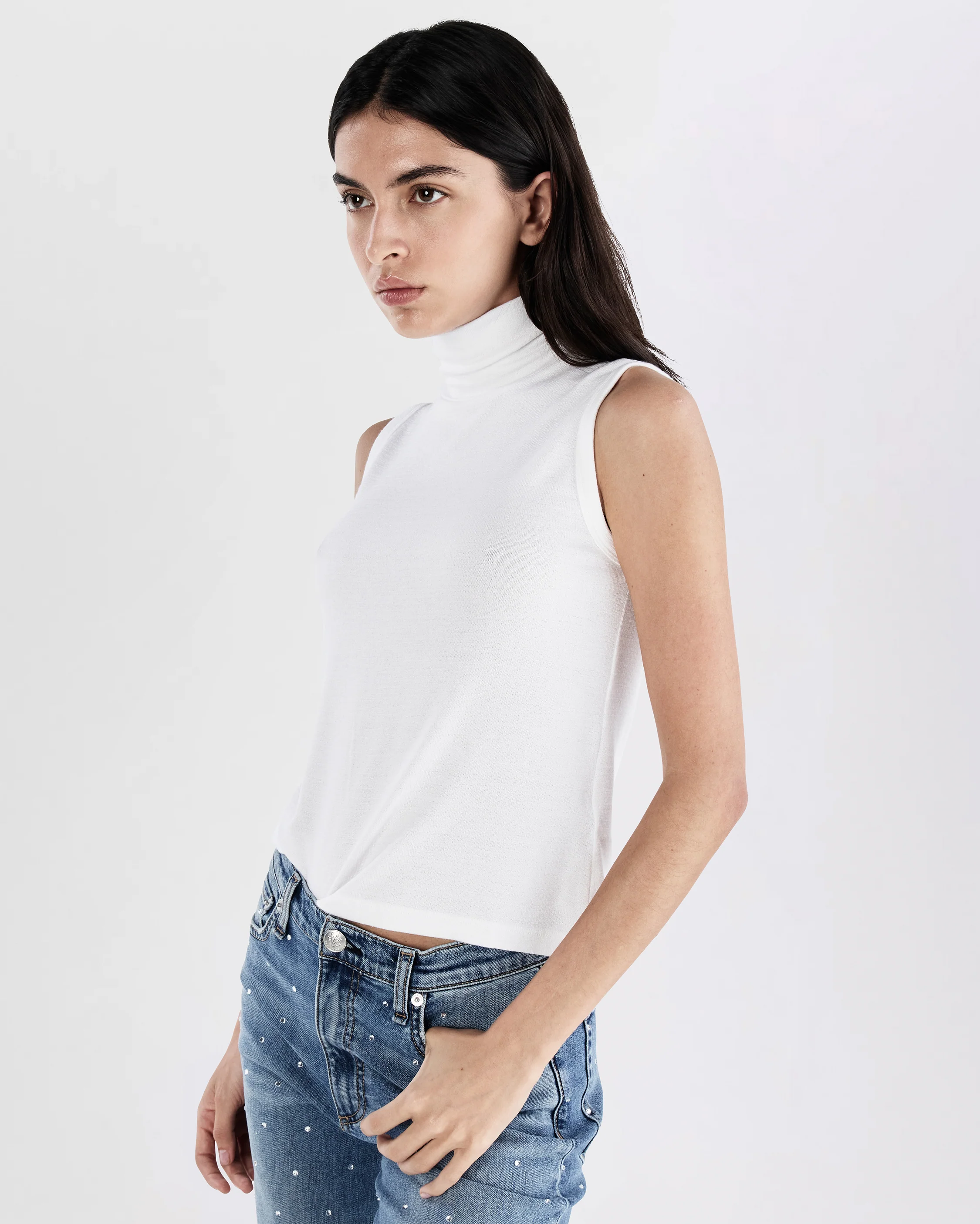 The Knit Turtleneck Tank - Image 4