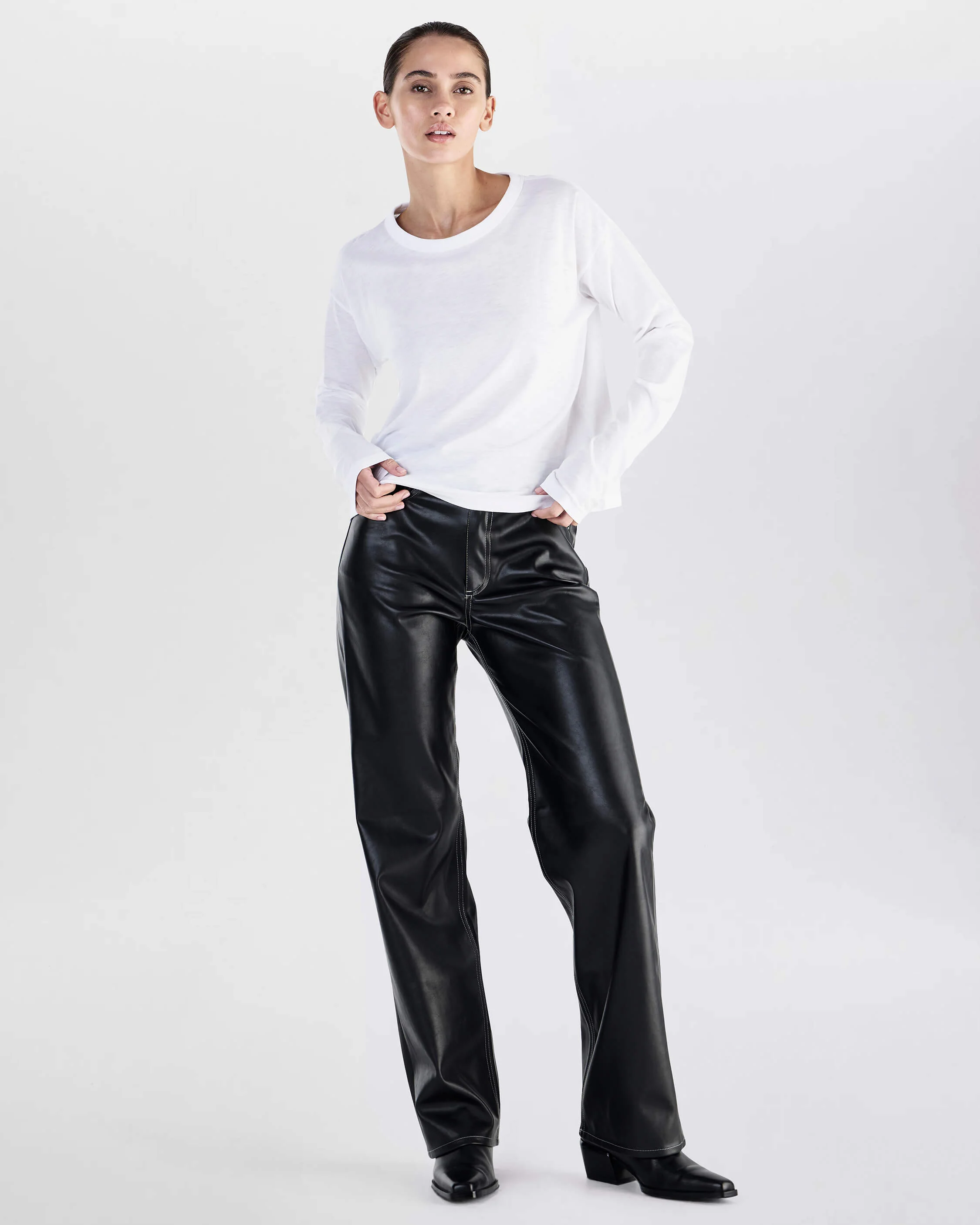 The Slub Cropped Long Sleeve - Image 3