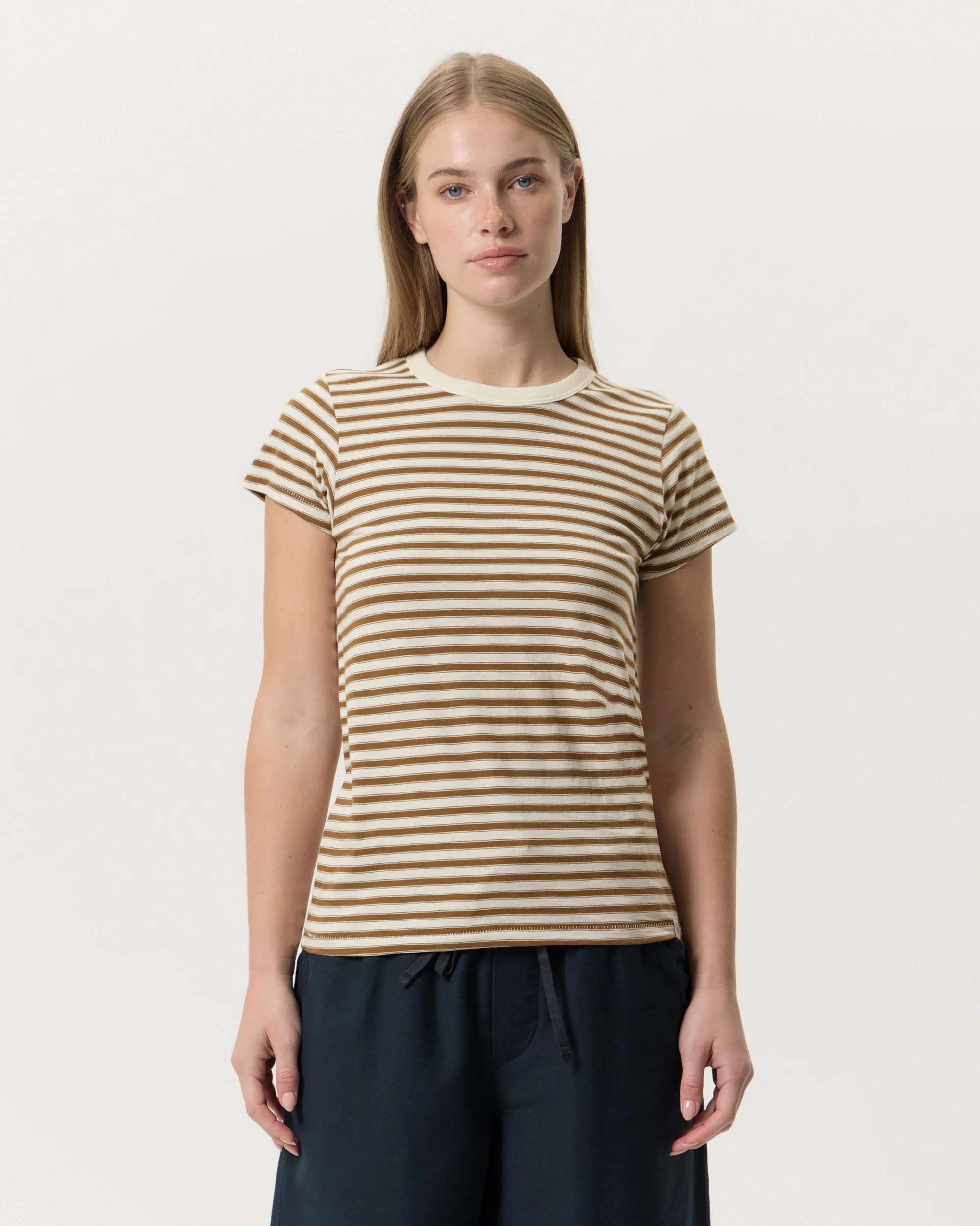 The Slub Stripe Tee