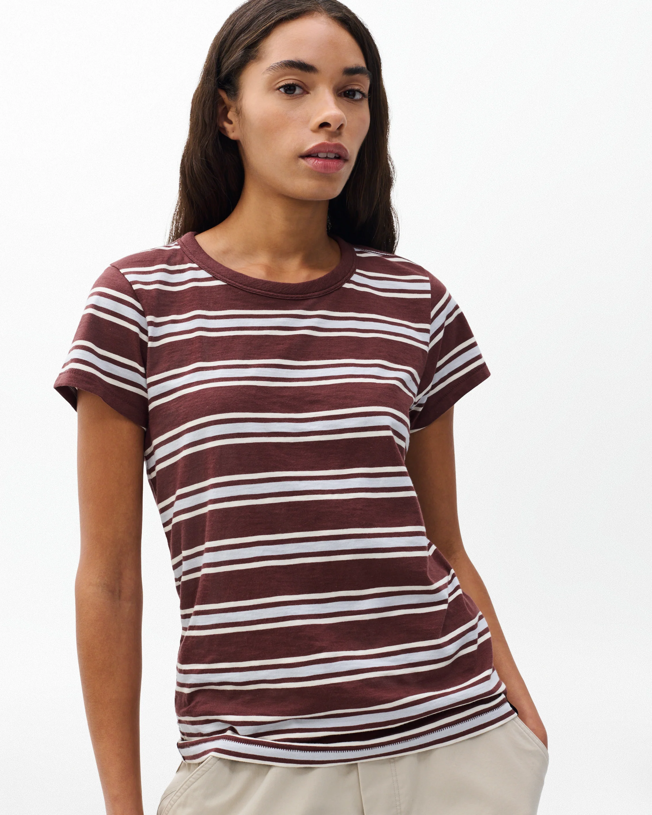 The Slub Striped Tee