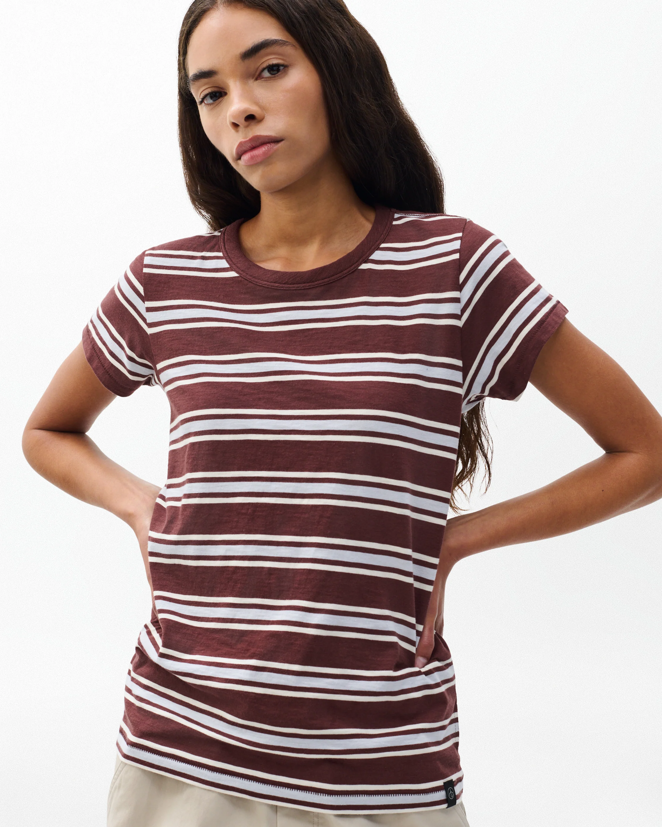 The Slub Striped Tee - Image 4