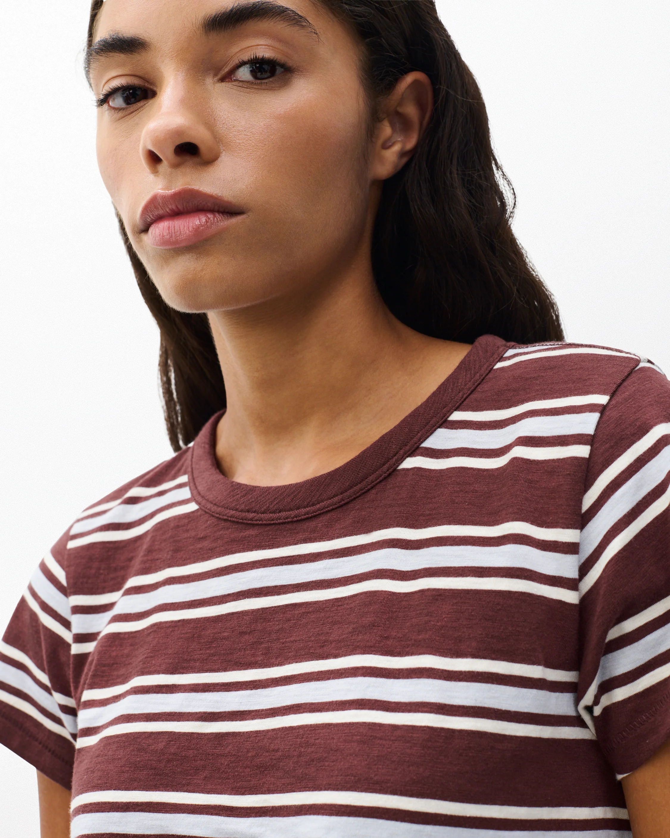 The Slub Striped Tee - Image 5